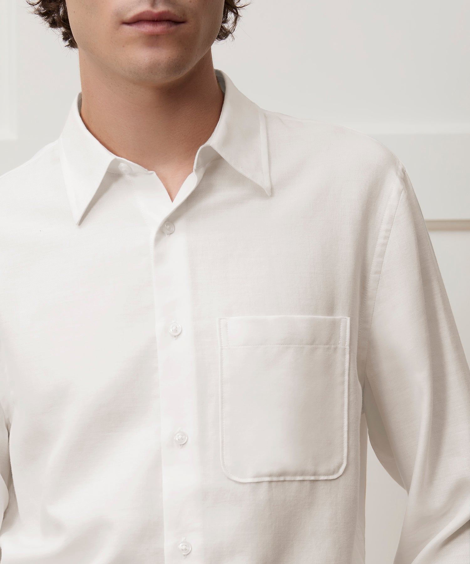Portuguese Cotton-Cashmere Sport Shirt - Image 3