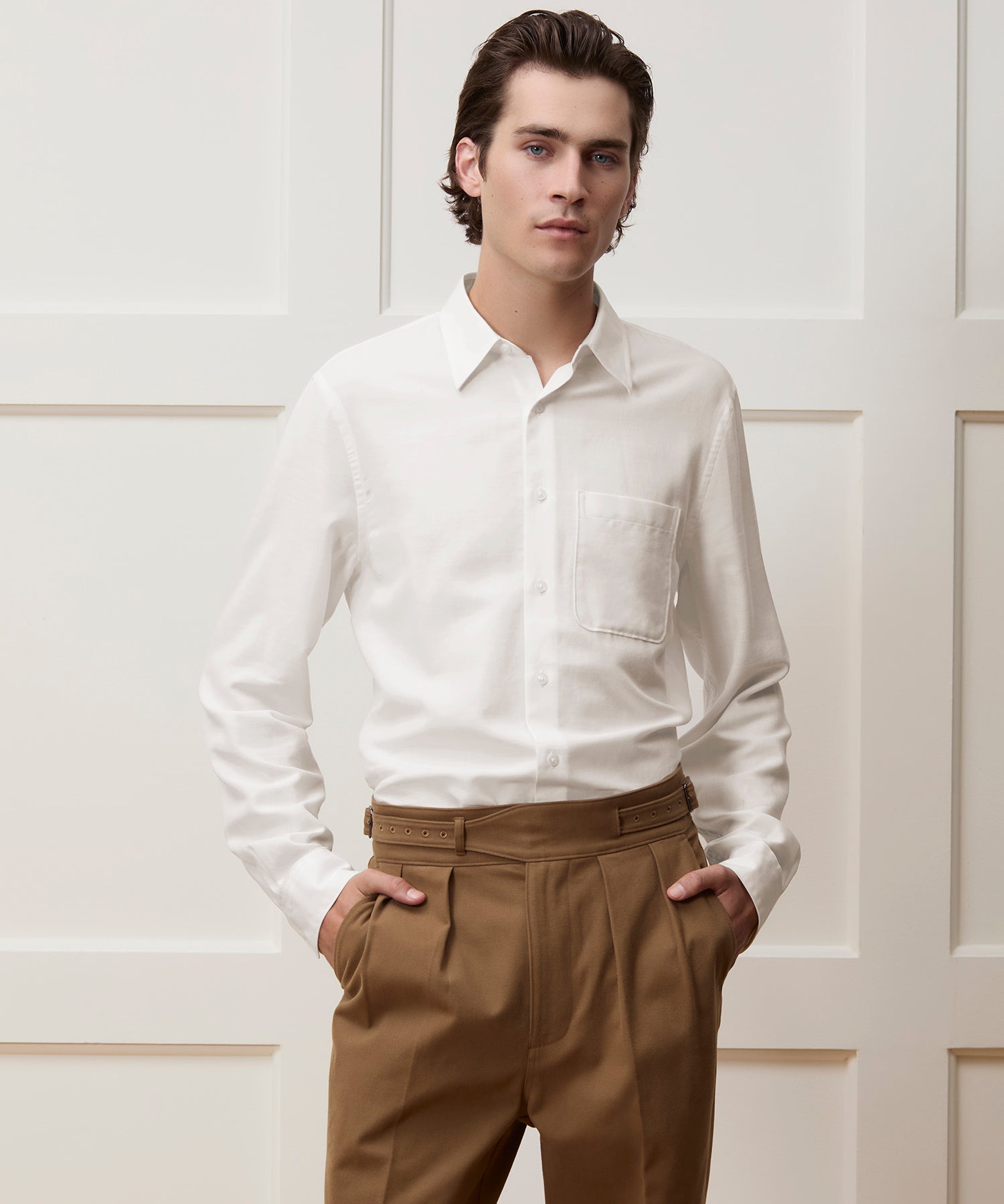 Portuguese Cotton-Cashmere Sport Shirt - Image 2