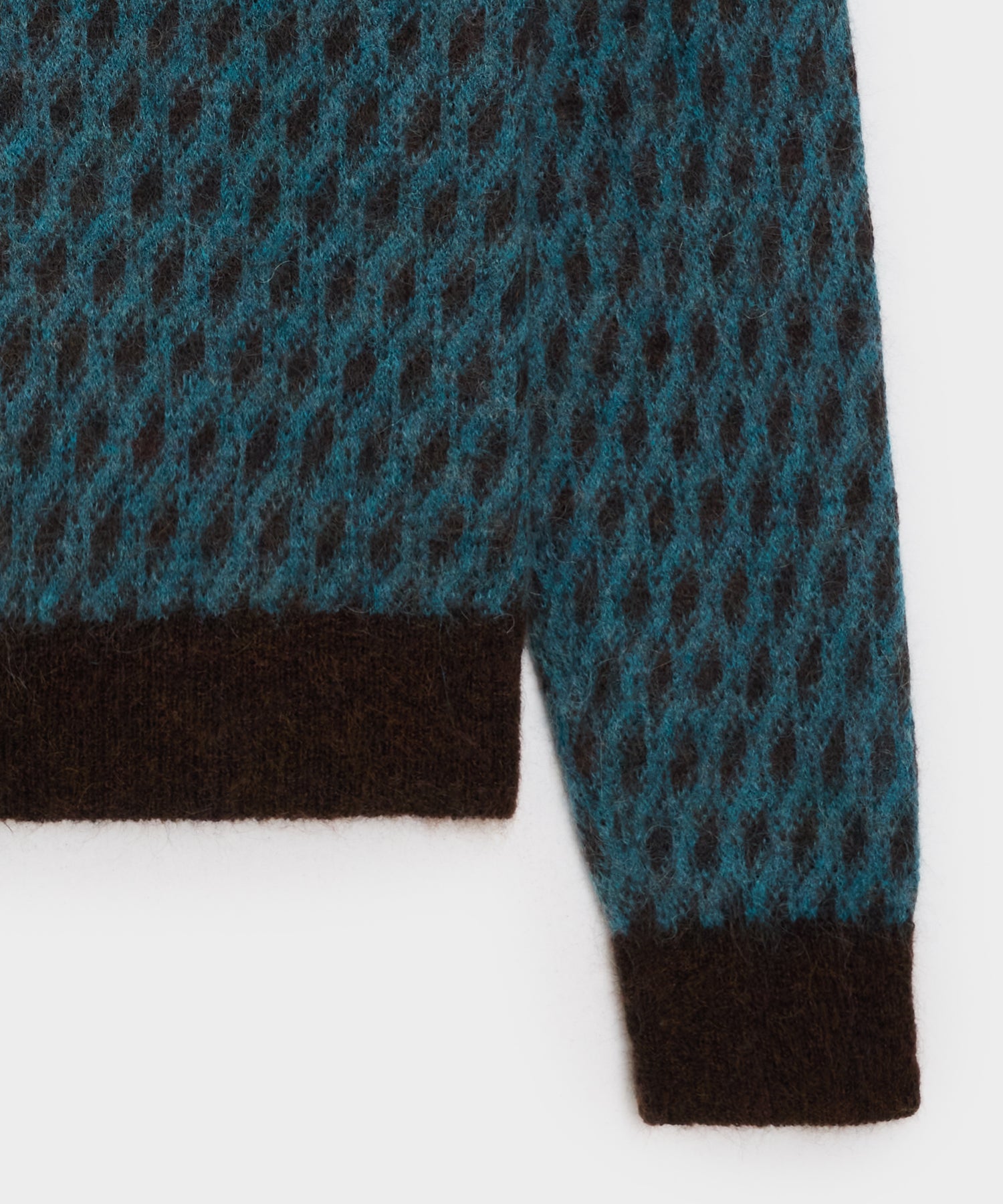 Italian Mohair V-Neck Sweater - Image 7