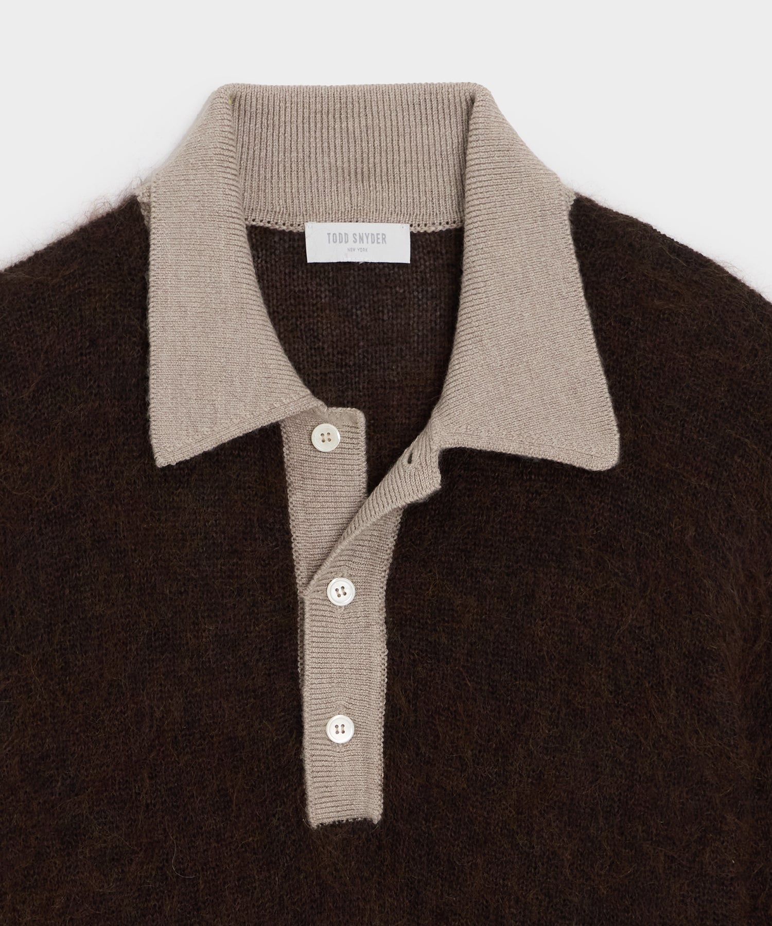 Italian Mohair Rugby Sweater Polo - Image 9