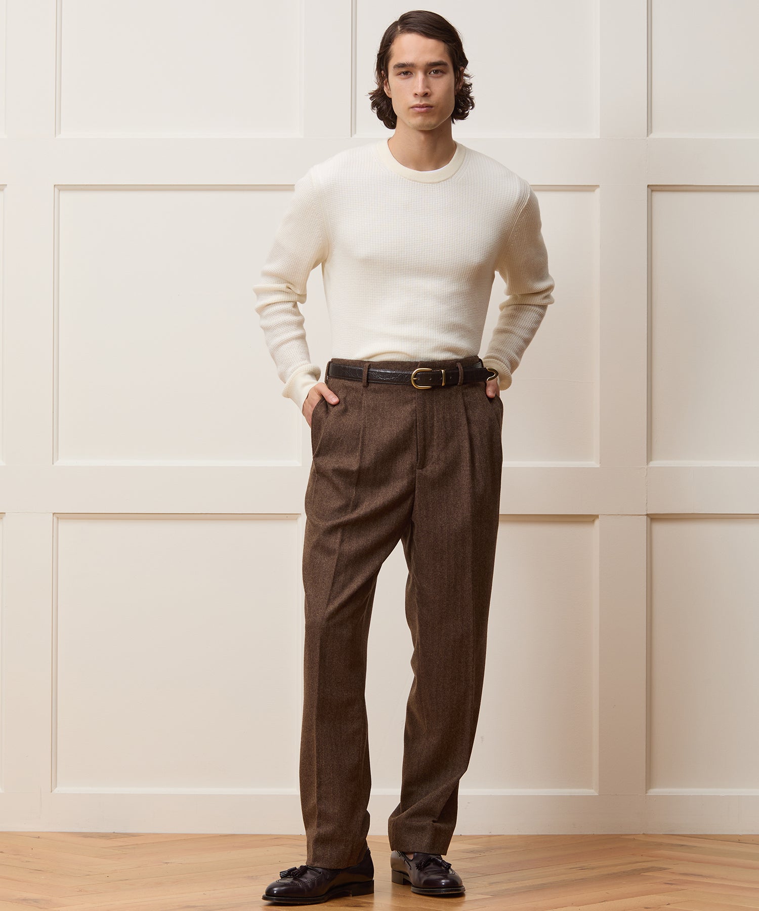 Merino Waffle Crewneck - Image 3