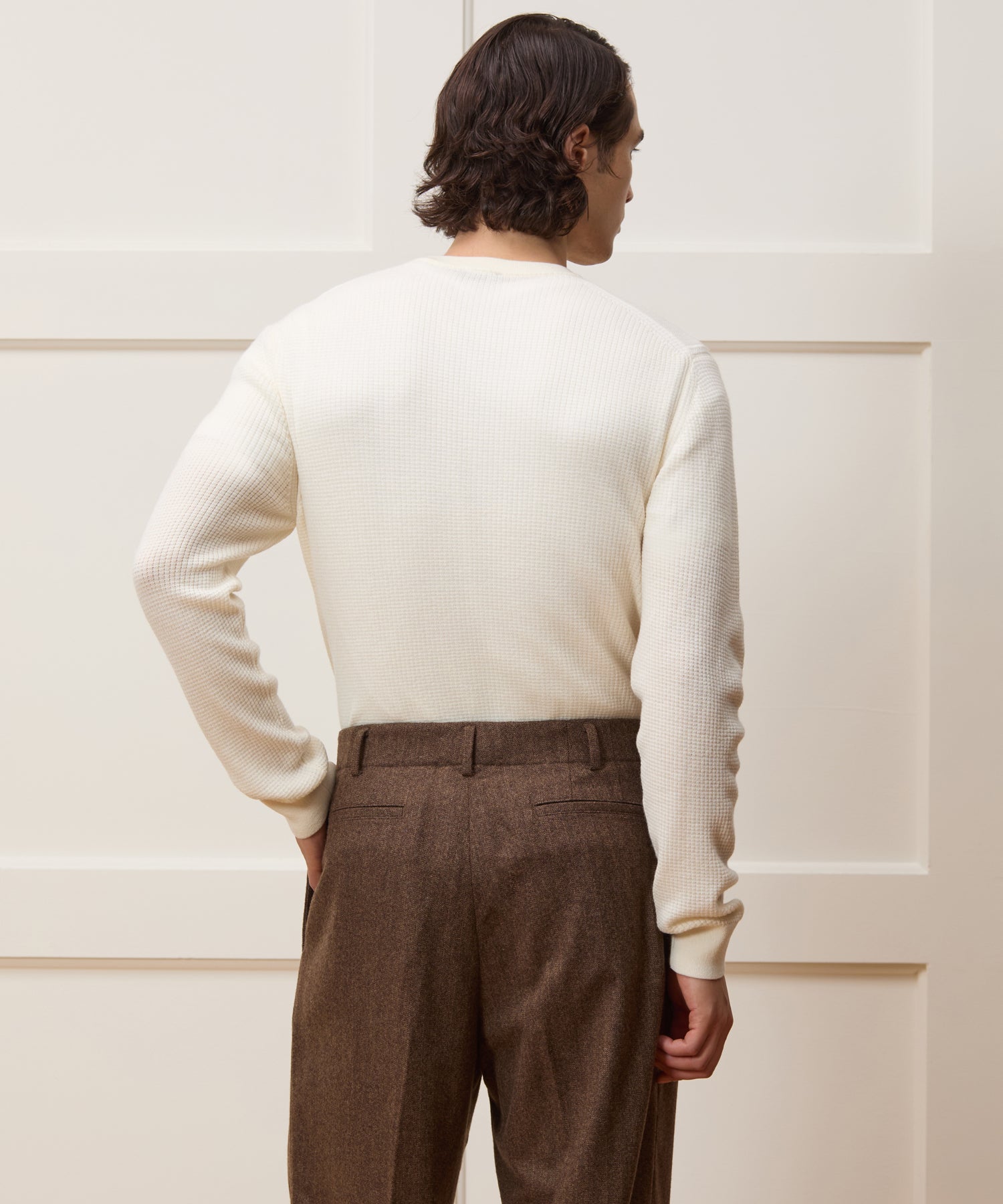 Merino Waffle Crewneck - Image 5