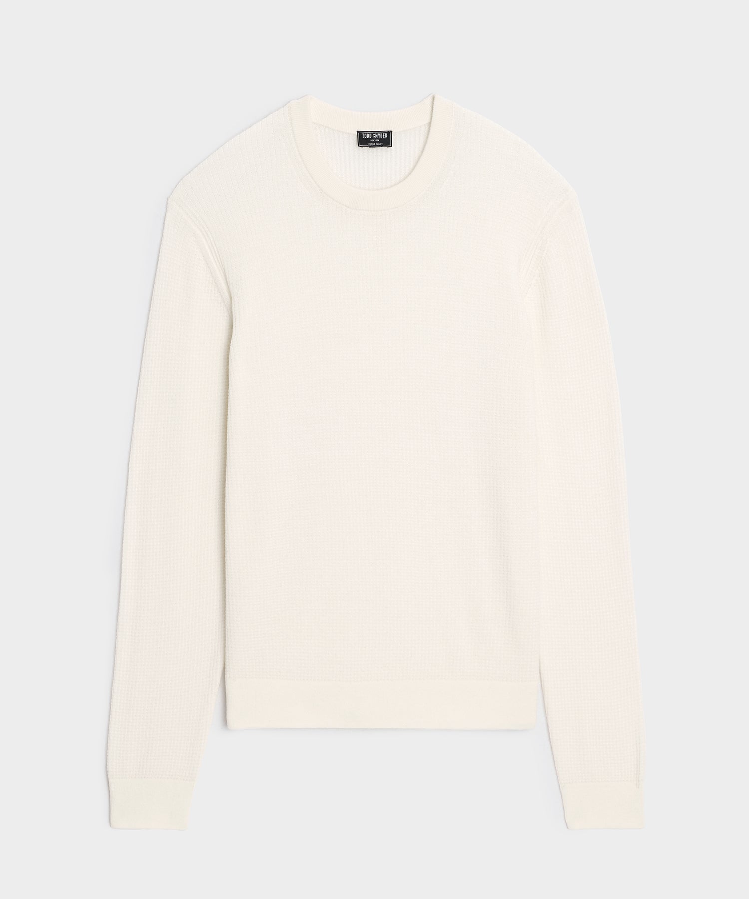 Merino Waffle Crewneck