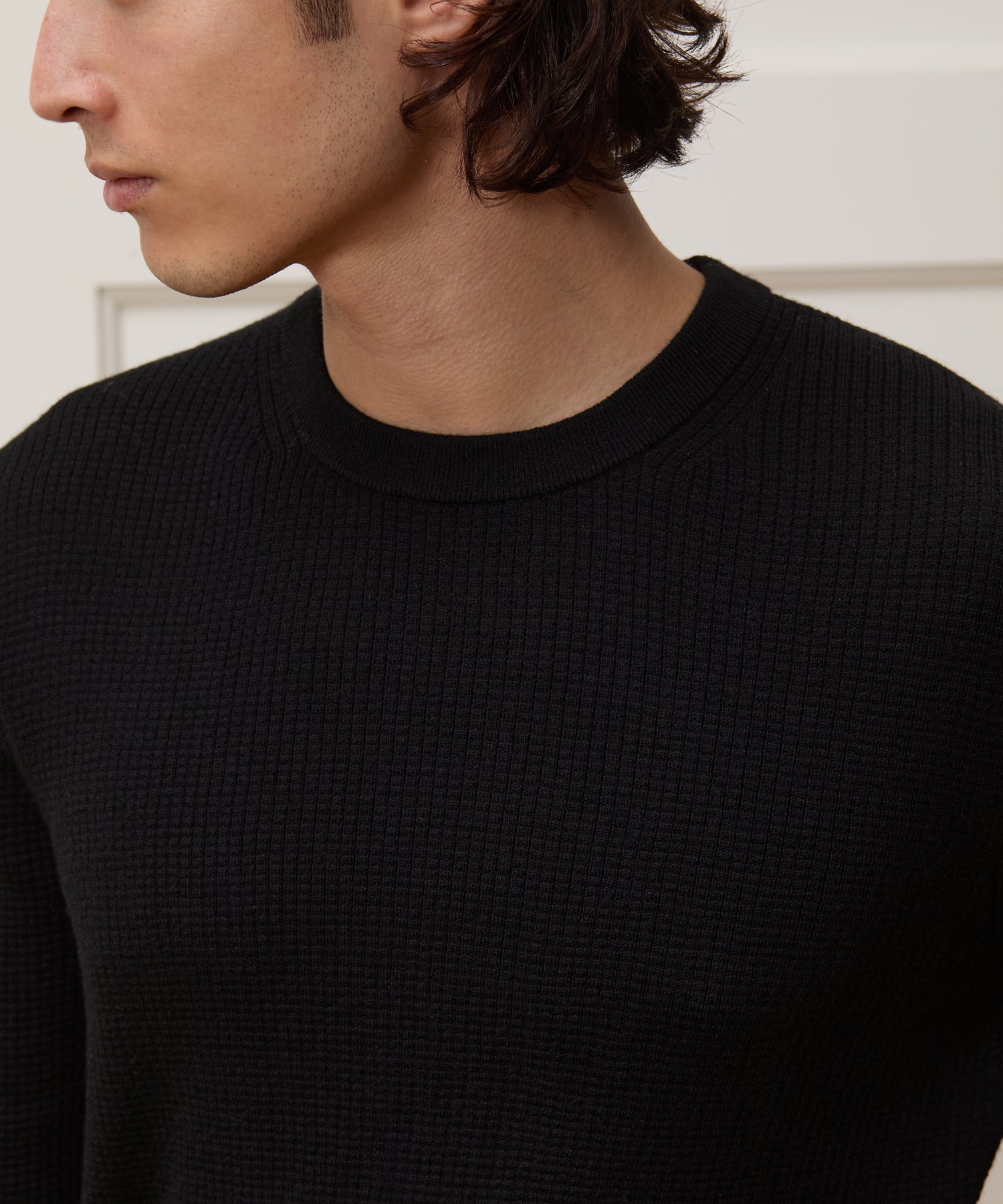 Merino Waffle Crewneck - Image 4