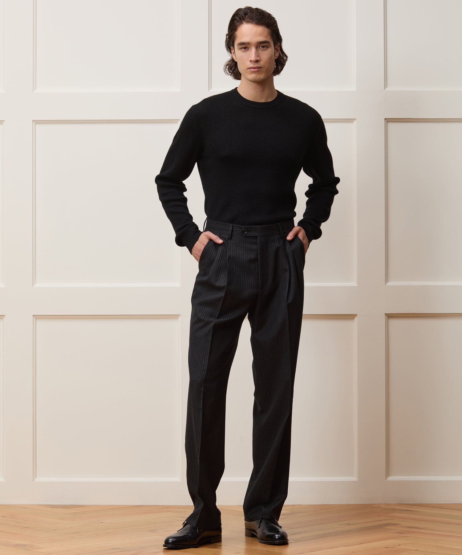 Merino Waffle Crewneck - Image 3