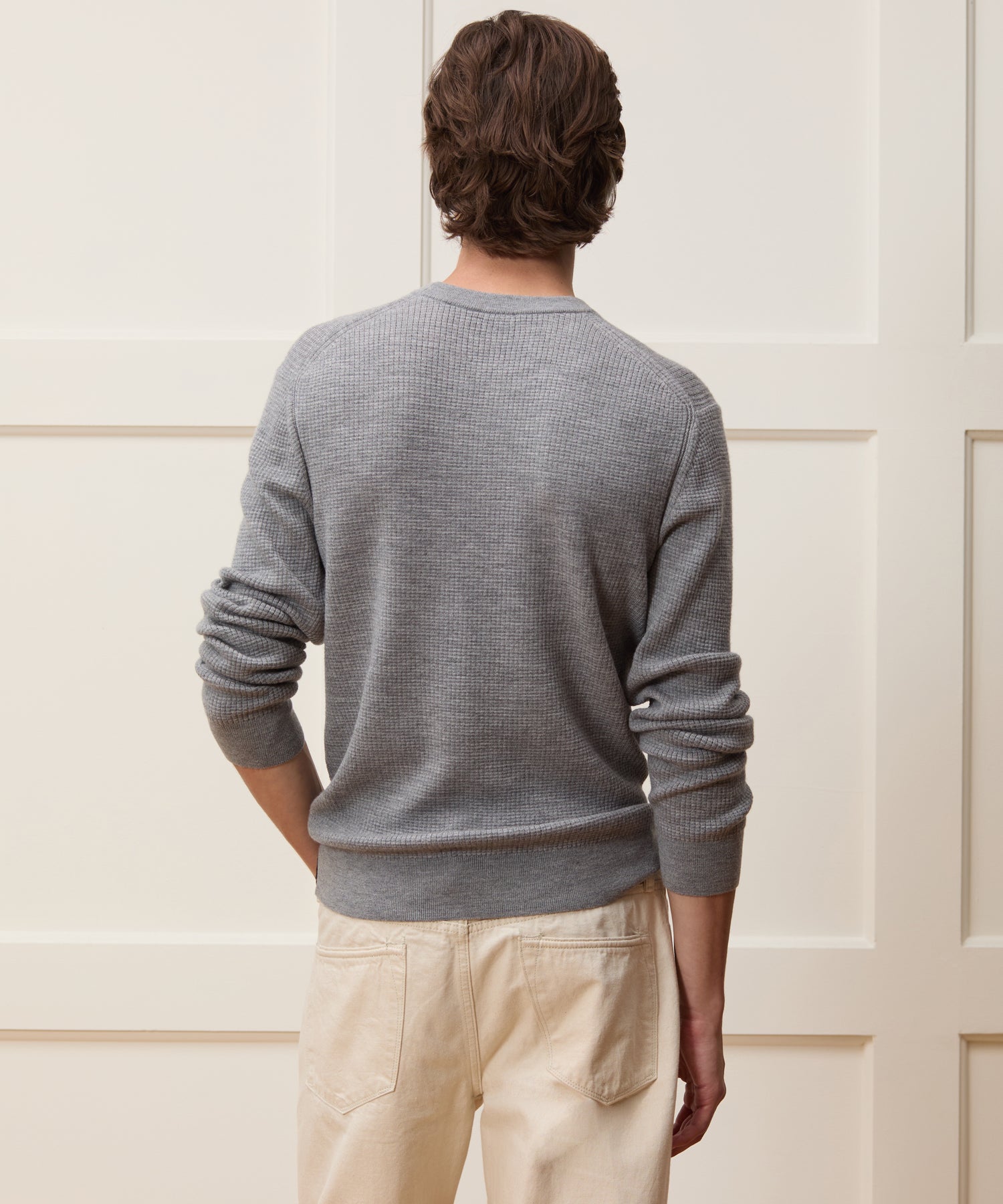 Merino Waffle Crewneck - Image 5