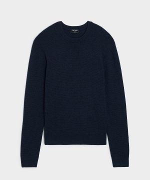 Merino Waffle Crewneck