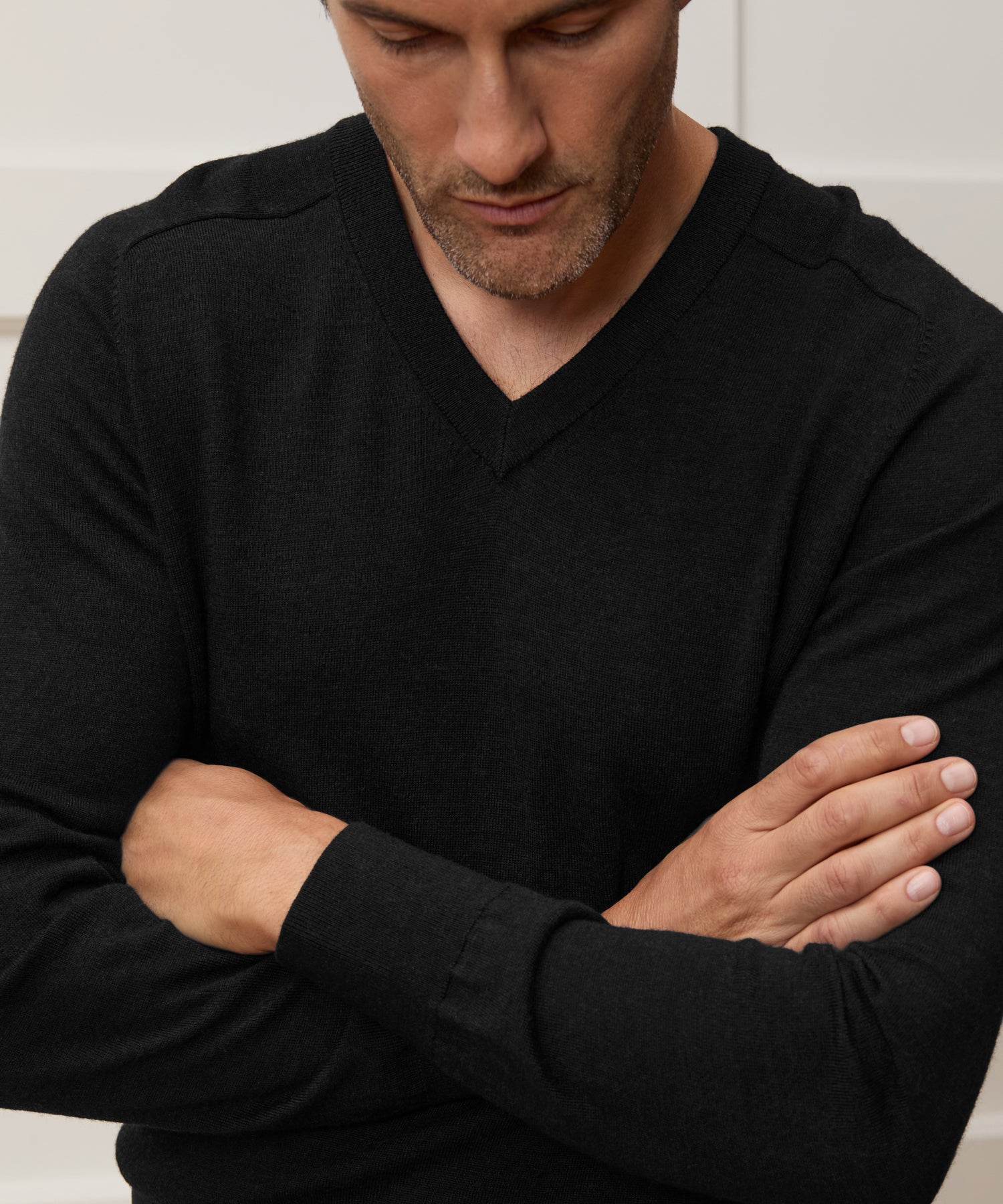 Merino V-Neck Sweater - Image 4