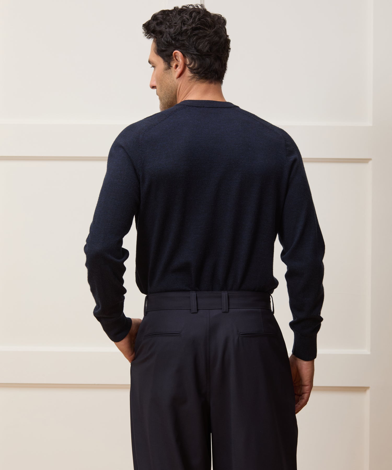 Merino V-Neck Sweater - Image 5