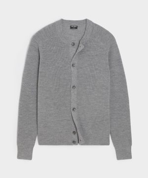 Merino Crewneck Cardigan