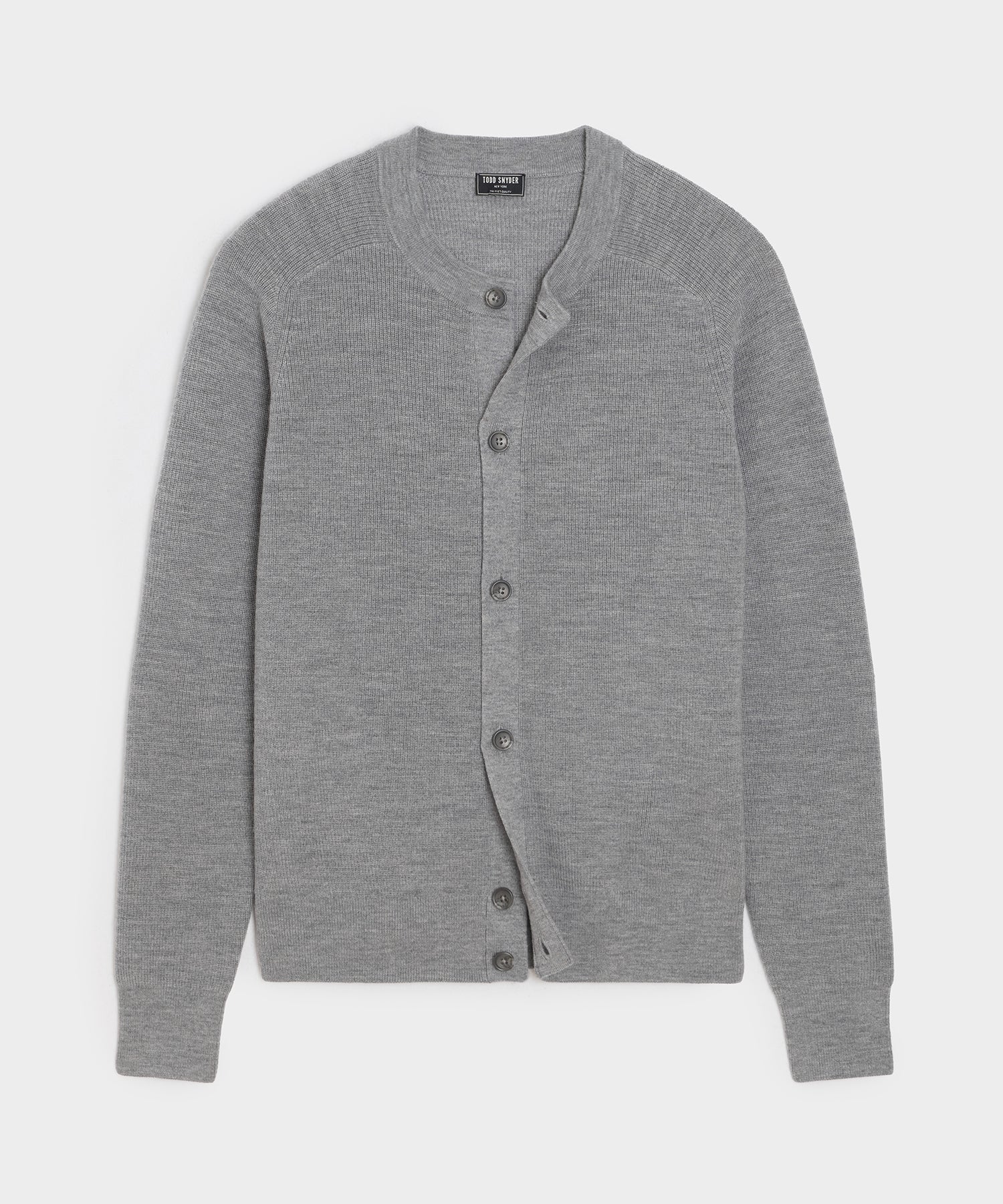Merino Crewneck Cardigan
