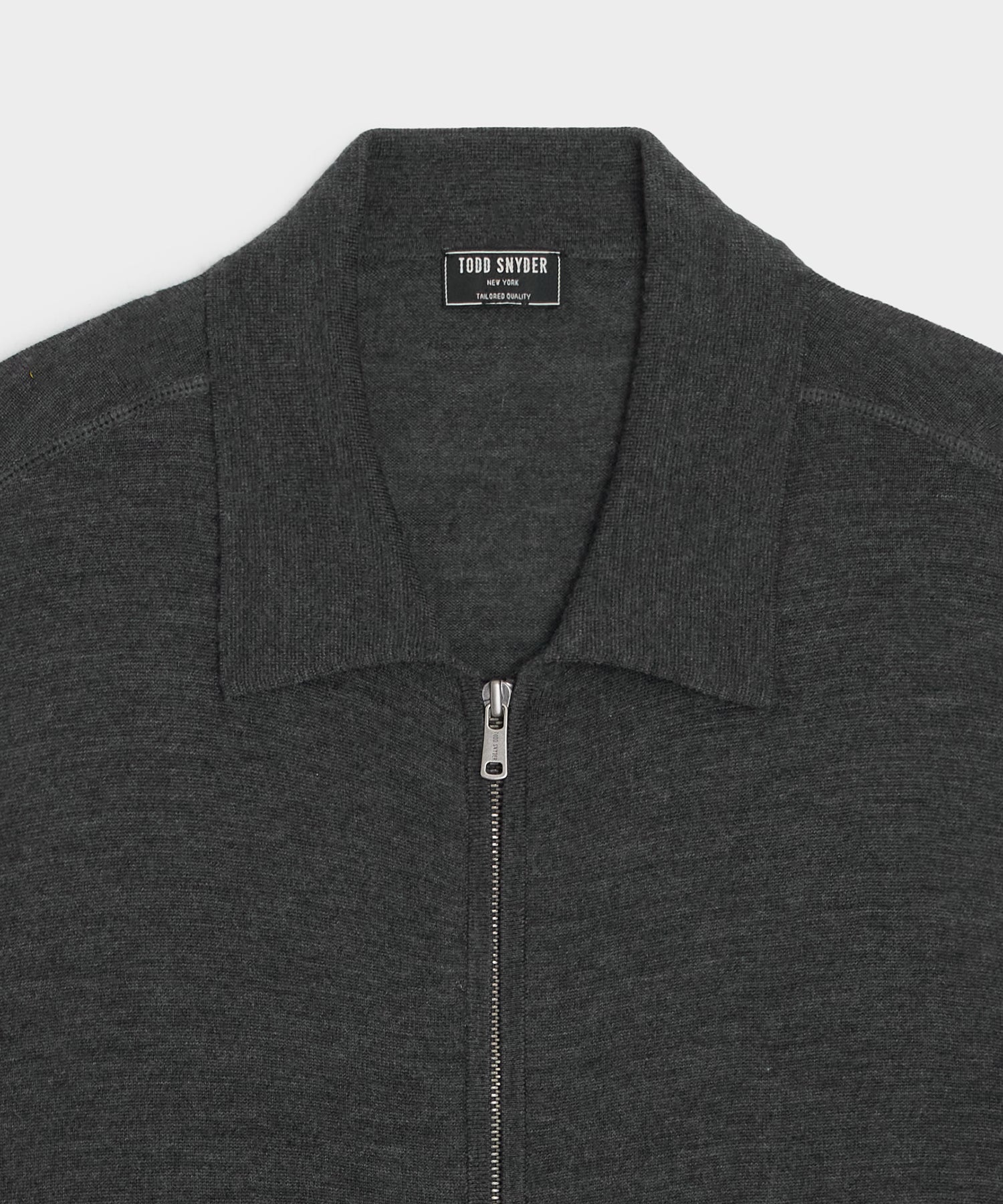Merino Full-Zip Sweater Polo - Image 6