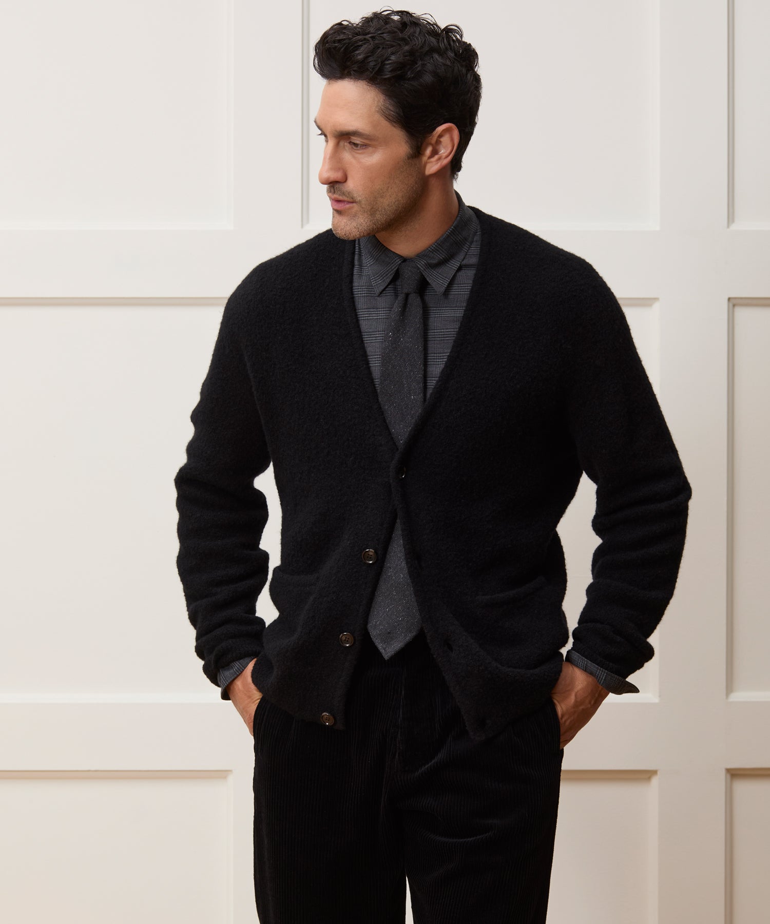 Relaxed Boucle Cardigan - Image 2