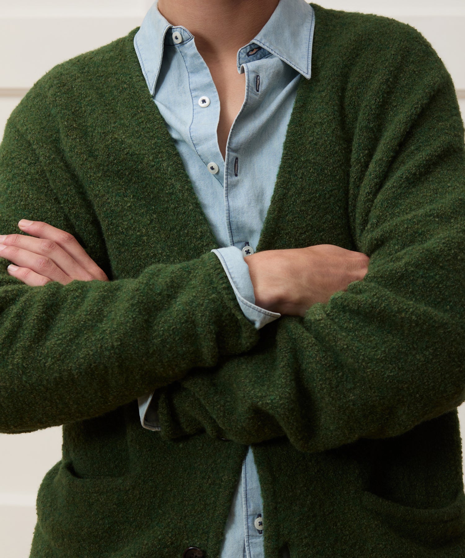 Relaxed Boucle Cardigan - Image 4