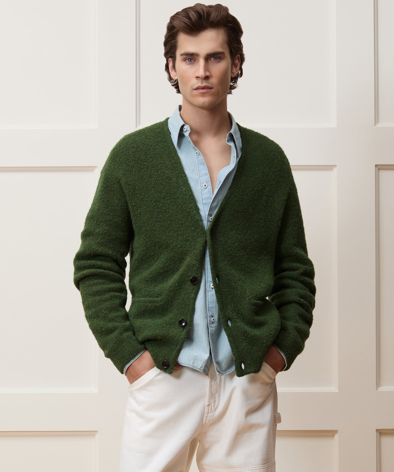 Relaxed Boucle Cardigan - Image 2