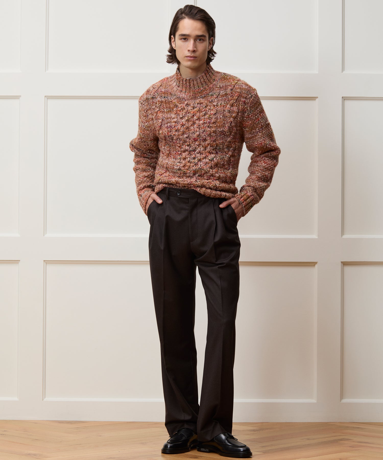 Slub Cableknit Turtleneck - Image 3