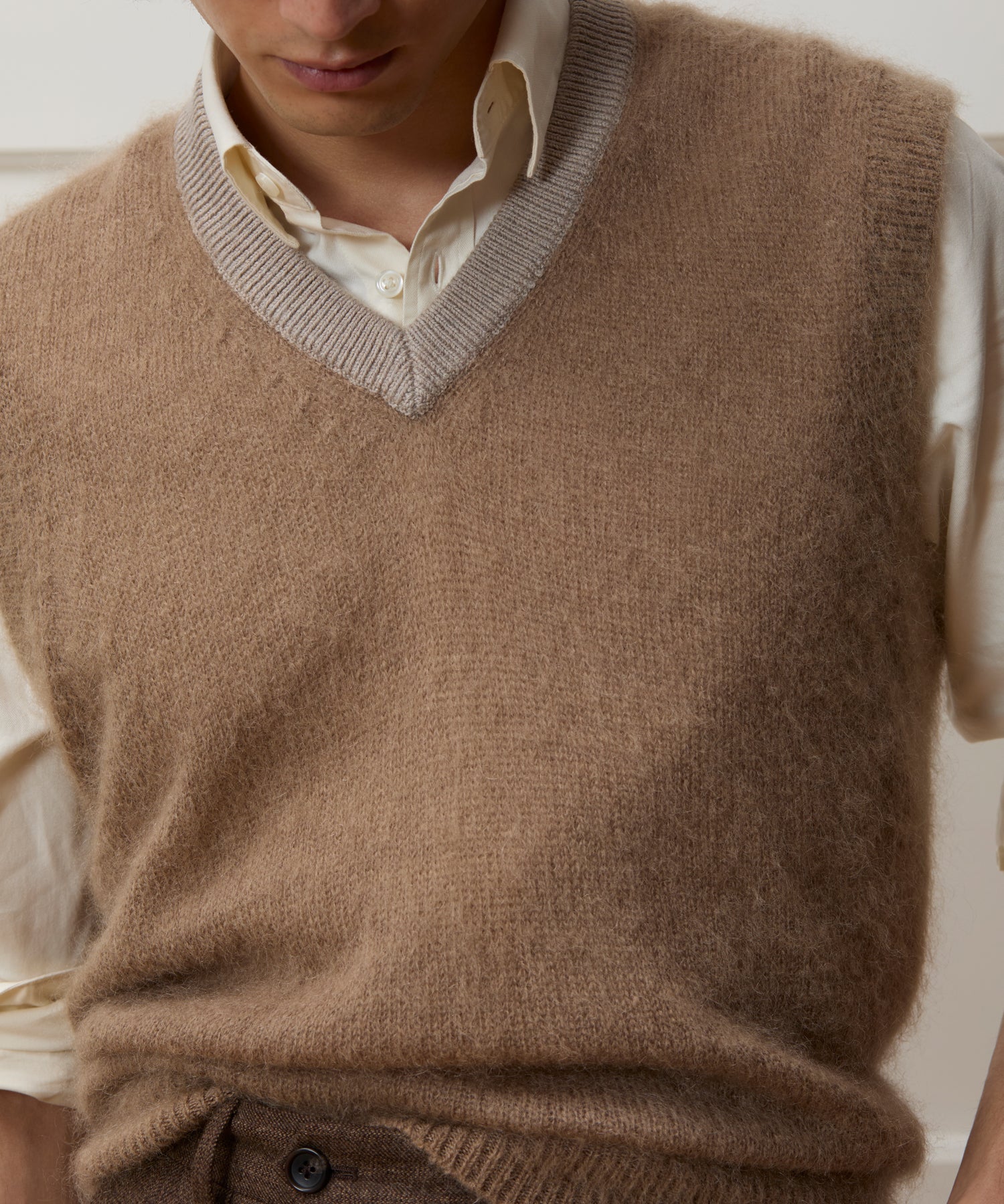 Italian Mohair Sweater Vest - Image 4