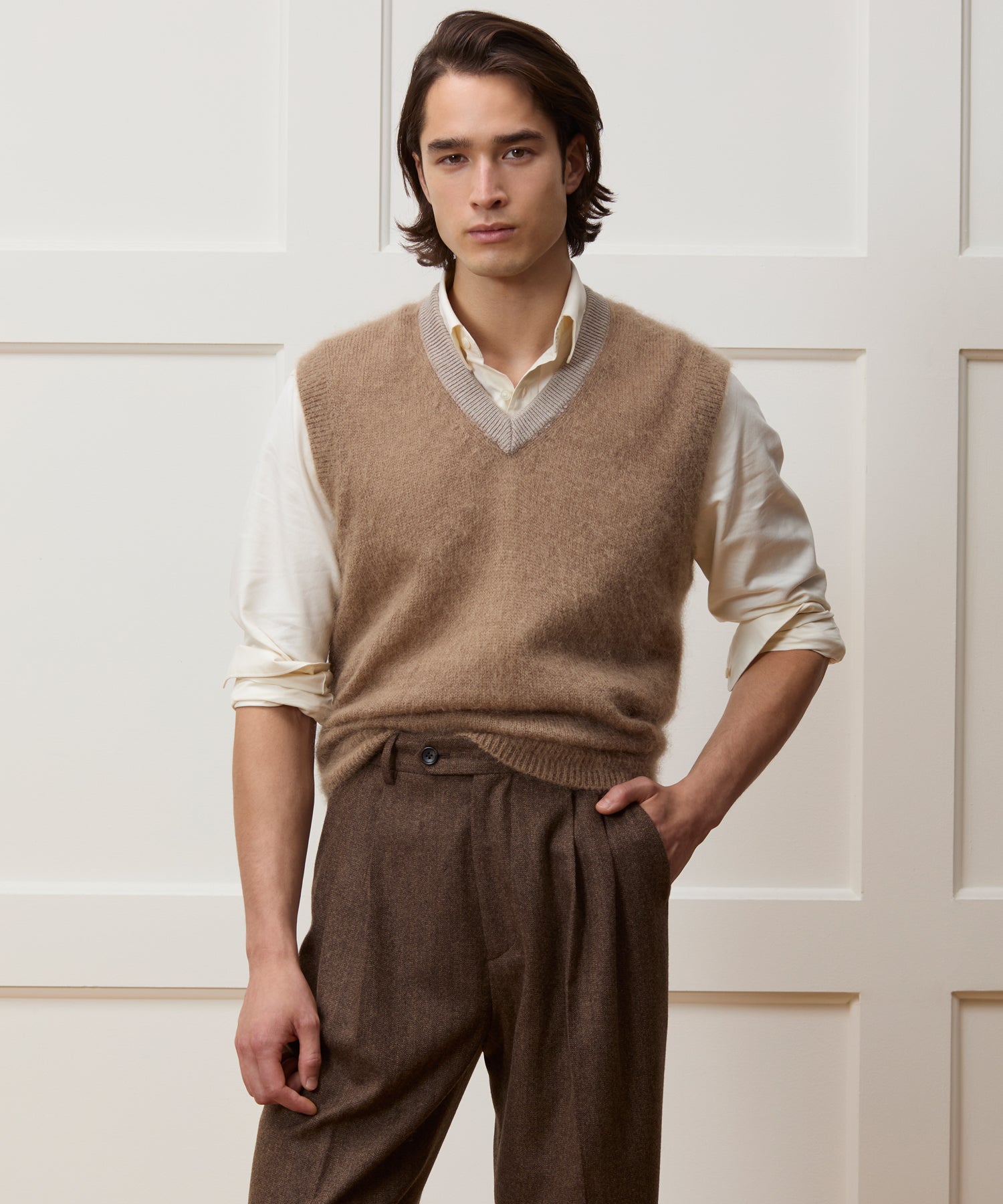 Italian Mohair Sweater Vest - Image 2