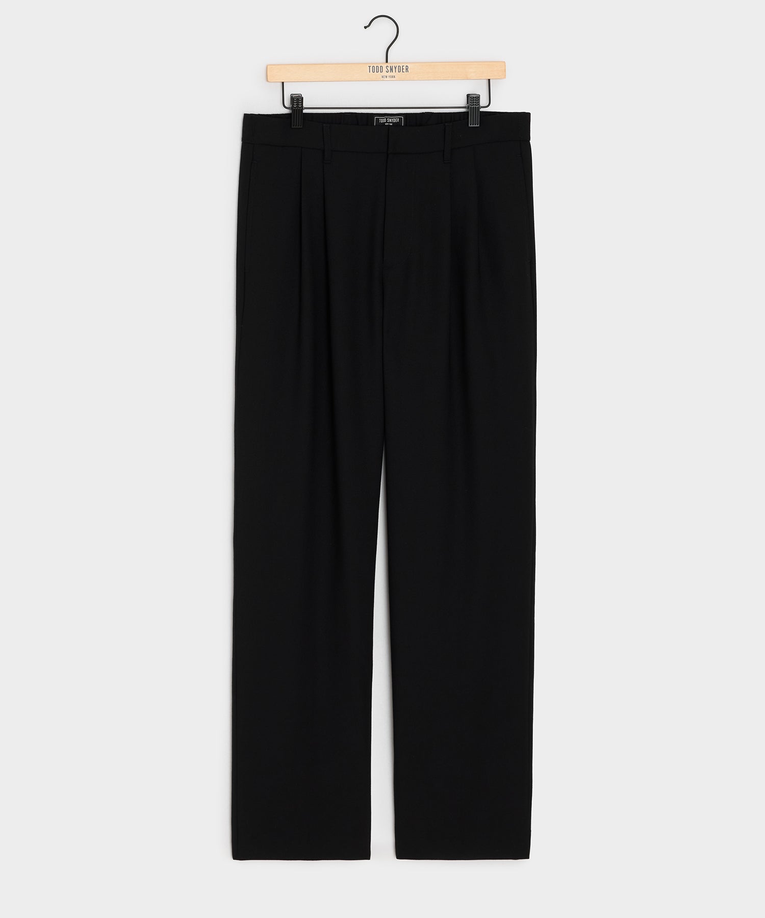 Relaxed Italian Wool Crepe Trouser