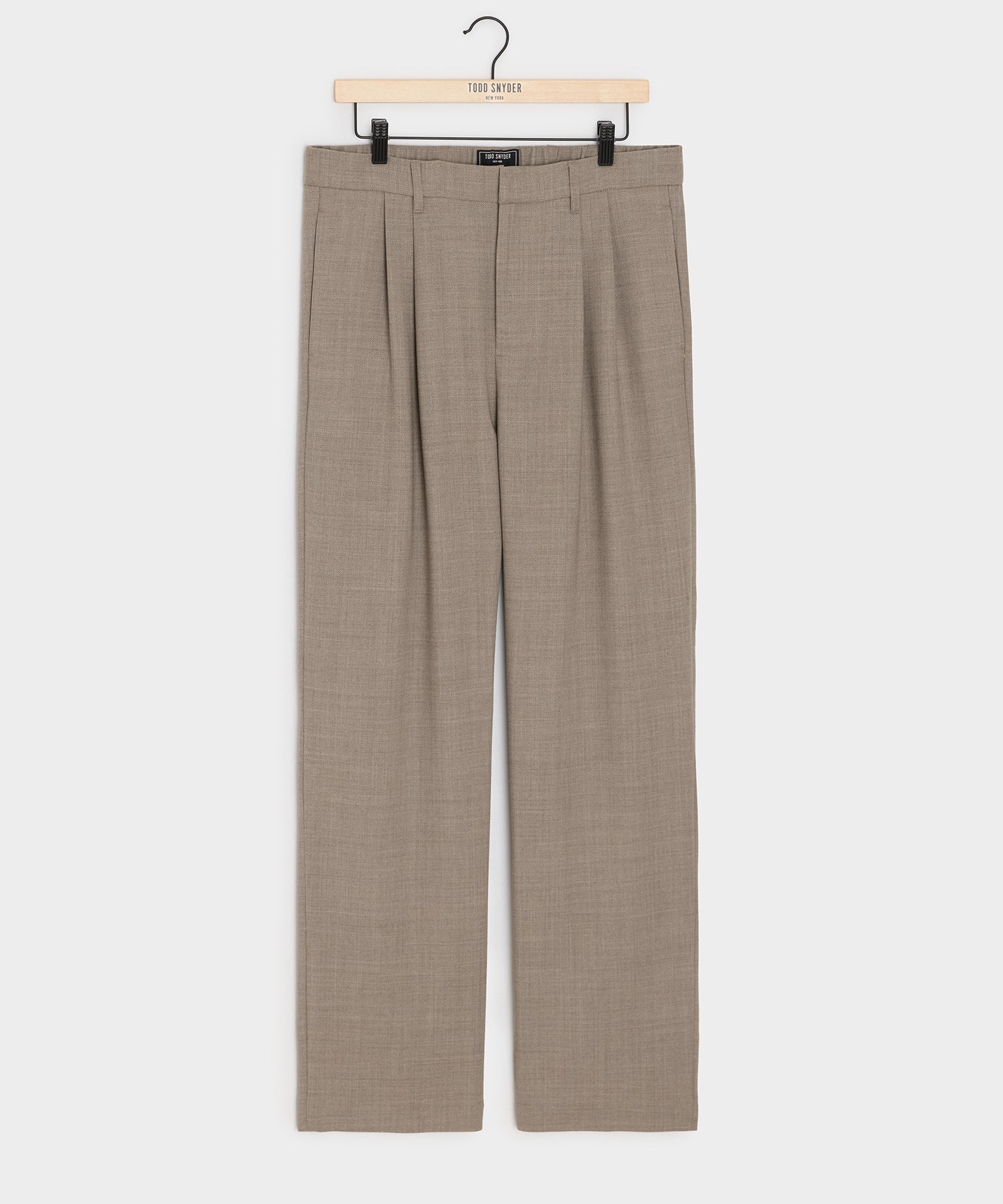 Relaxed Italian Wool Crepe Trouser