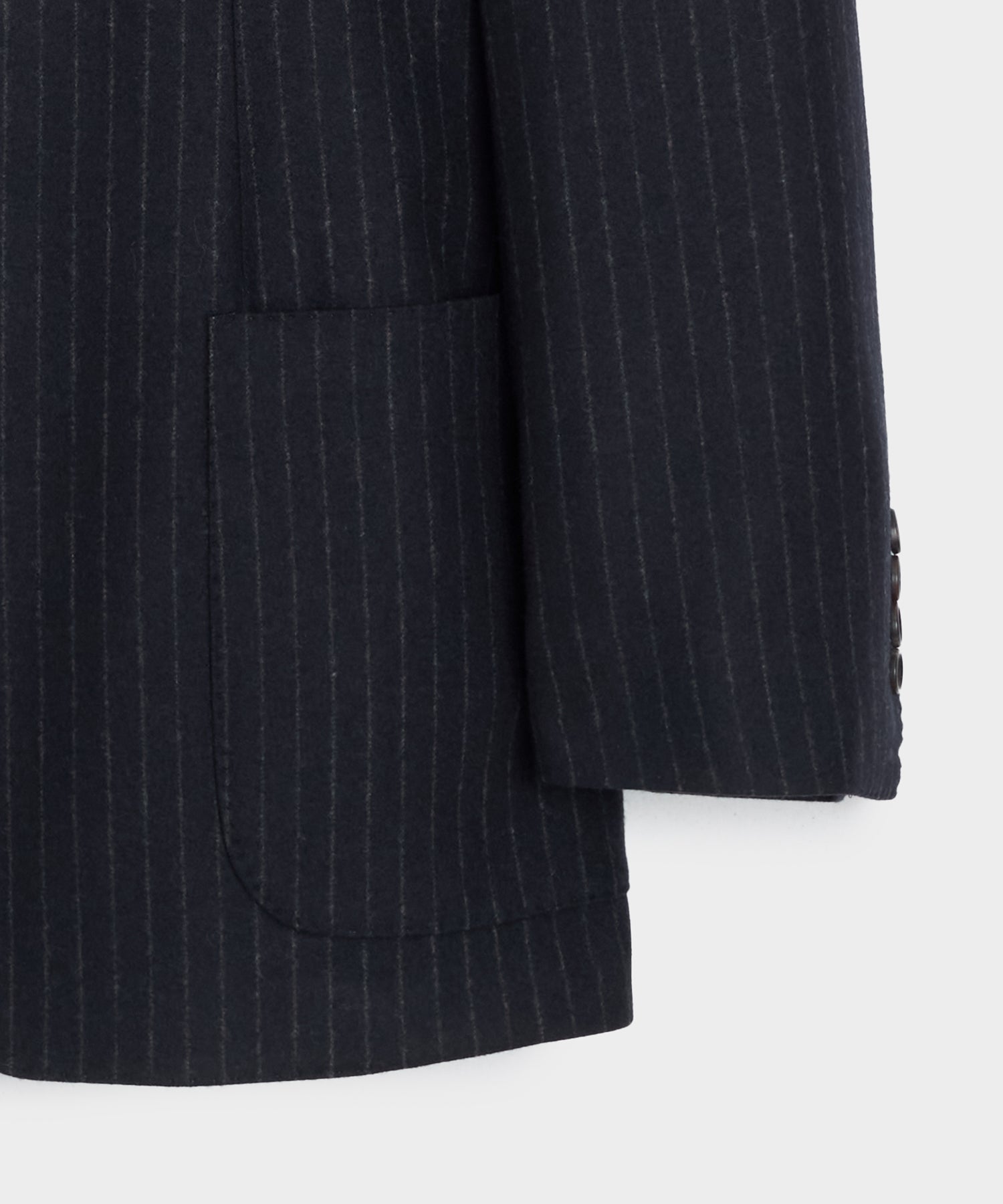 Italian Flannel Pinstripe Wythe Sport Coat - Image 8