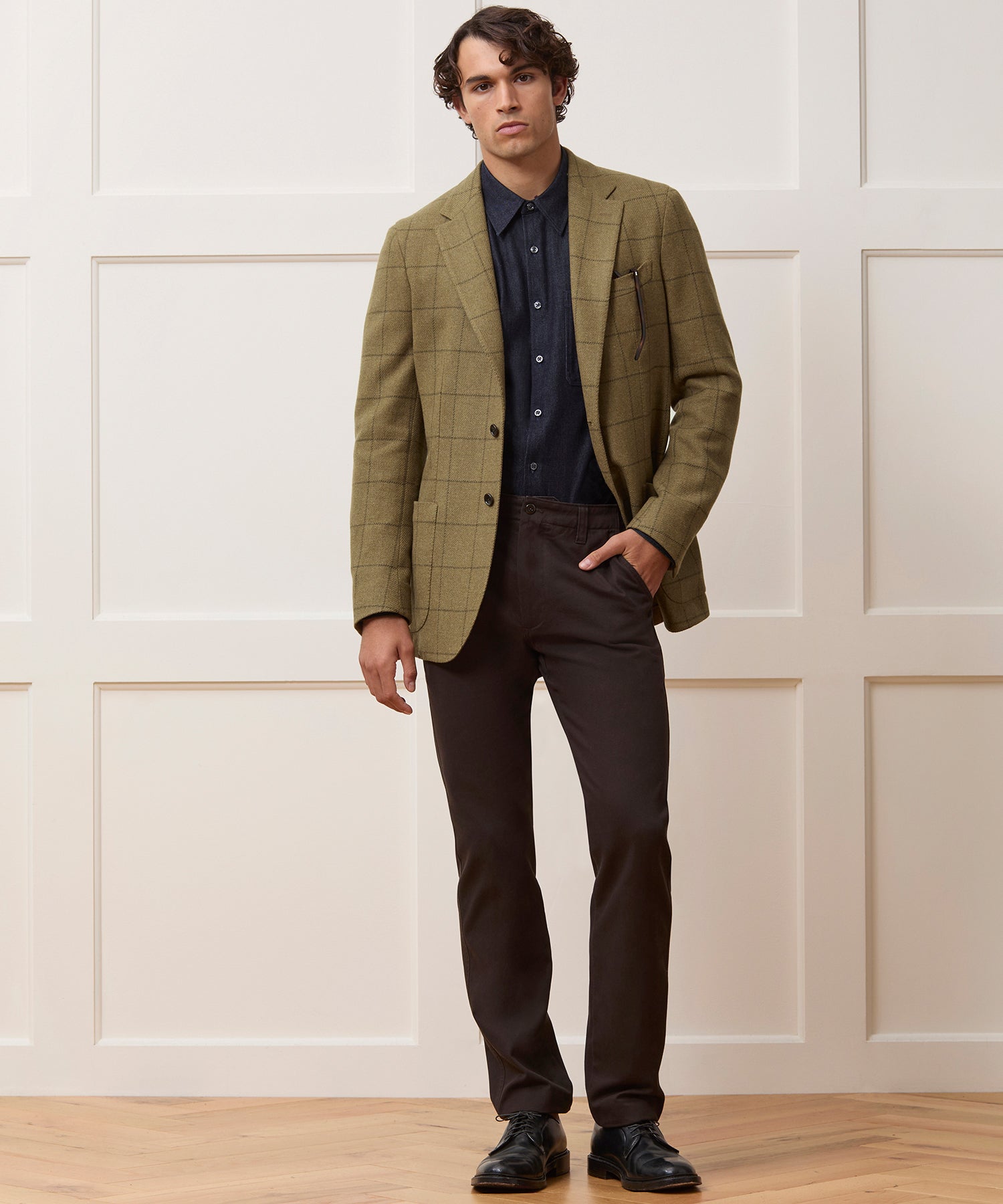 Italian Wool Windowpane Sport Coat - Image 3