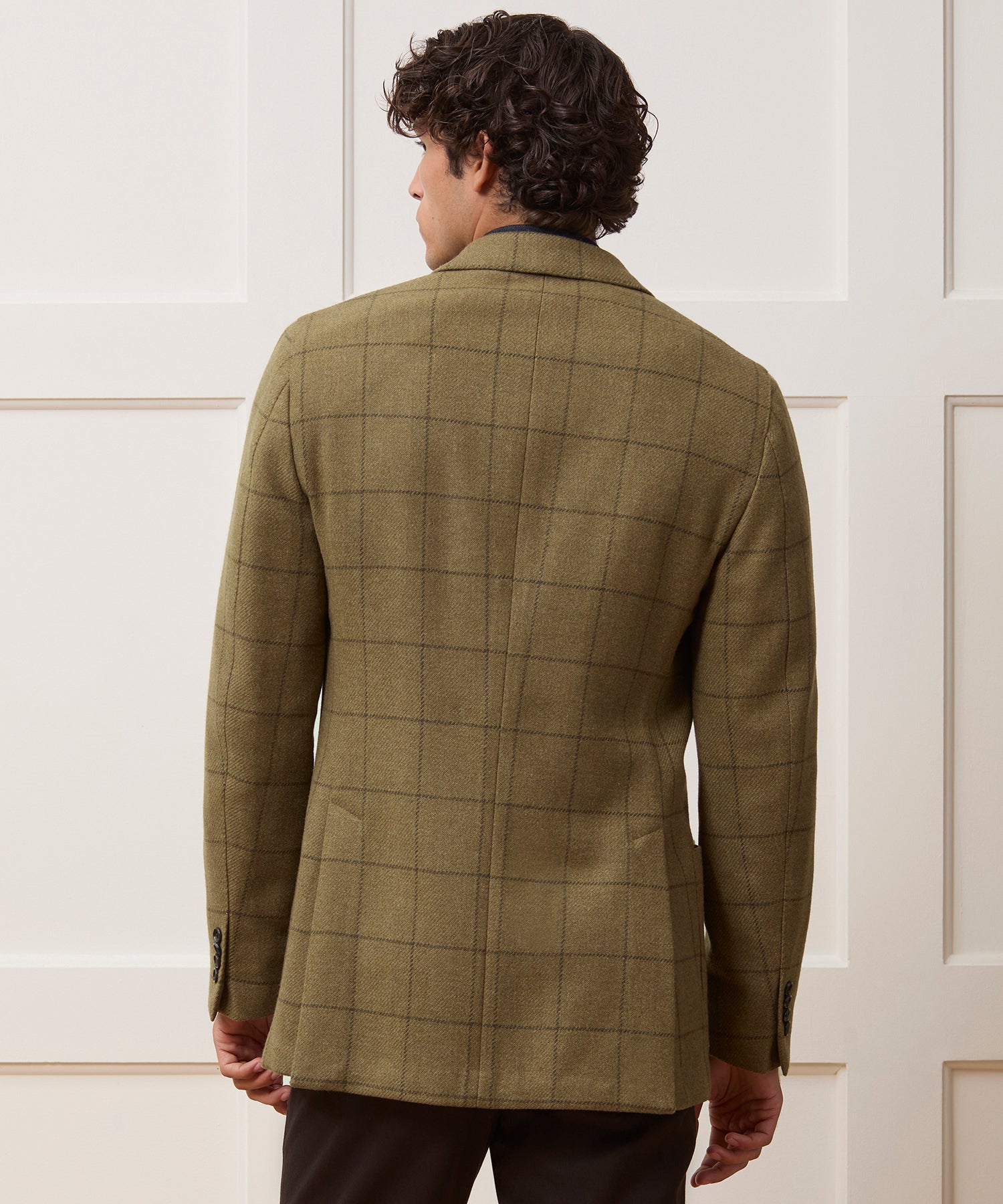 Italian Wool Windowpane Sport Coat - Image 4