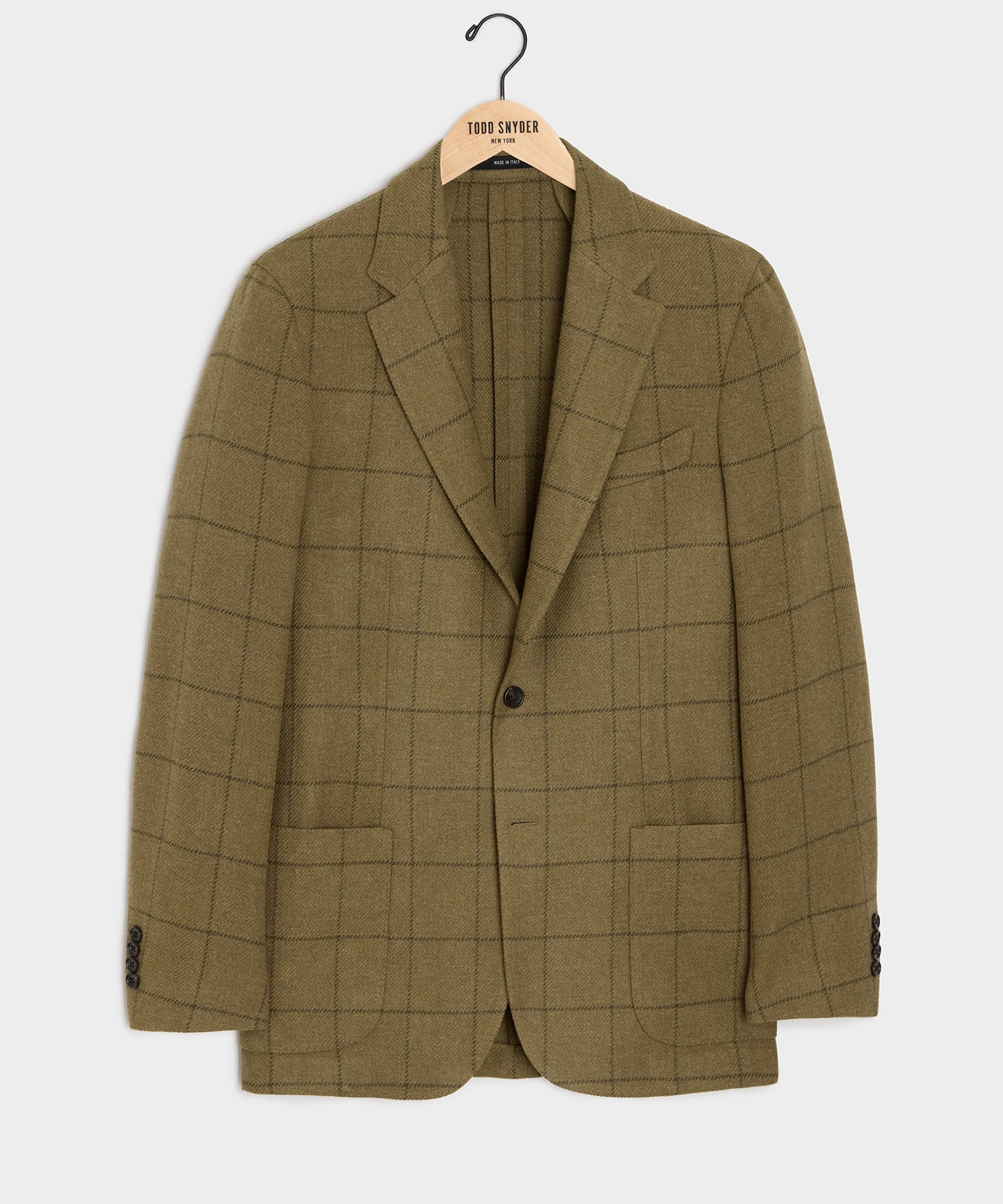 Italian Wool Windowpane Sport Coat