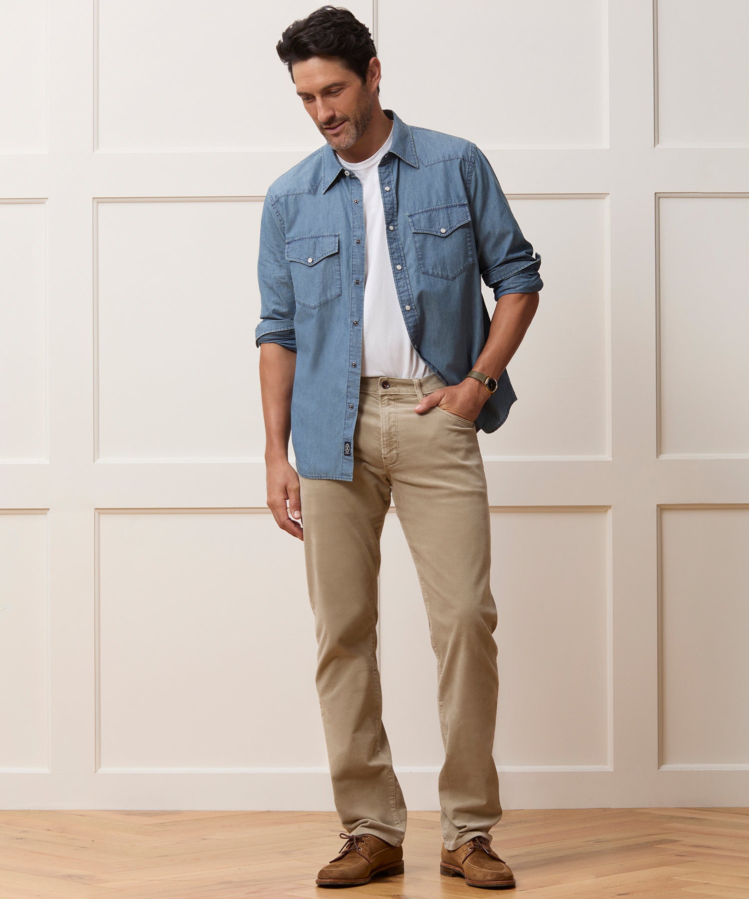Straight 5-Pocket Corduroy Pant - Image 3