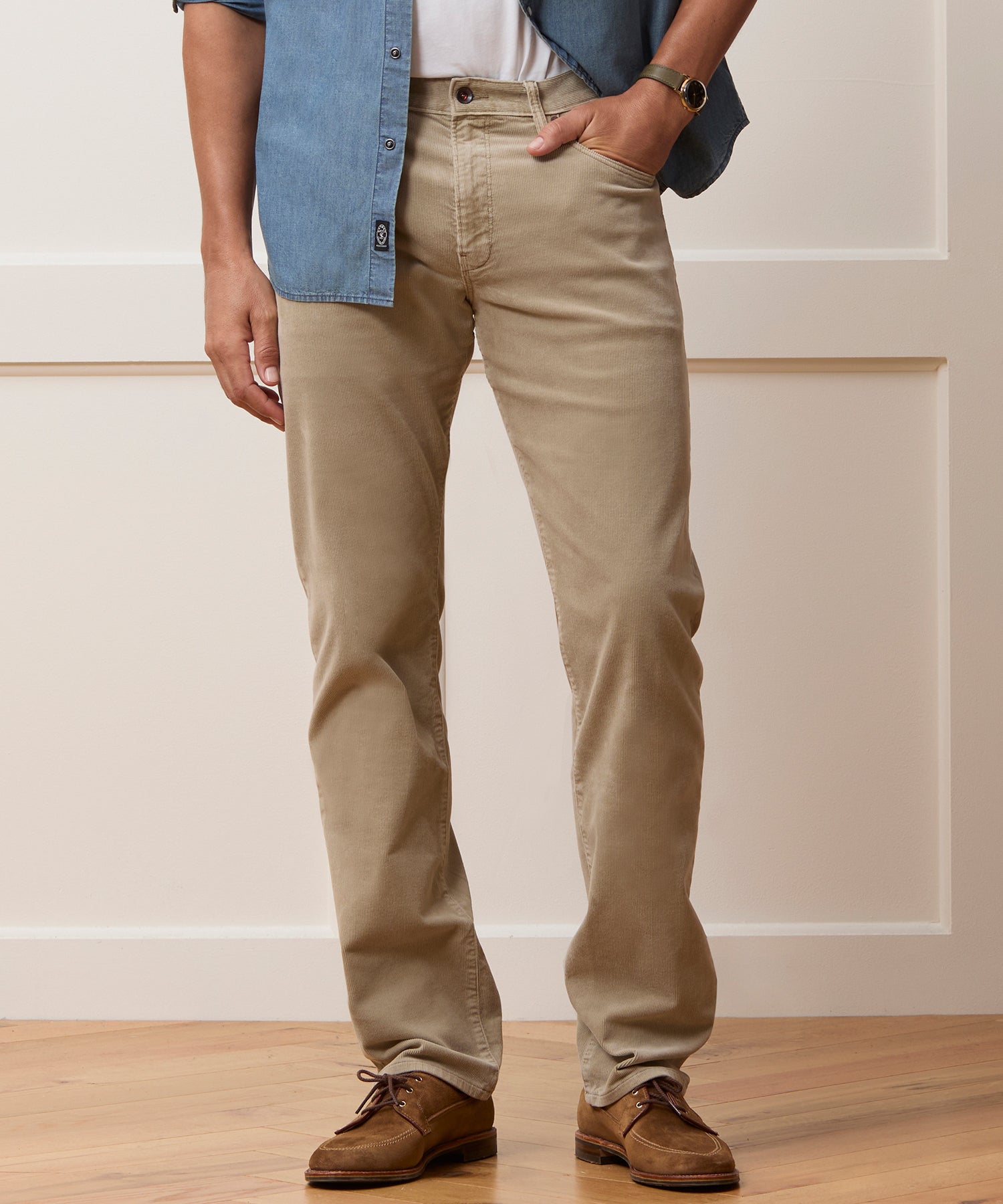 Straight 5-Pocket Corduroy Pant - Image 2