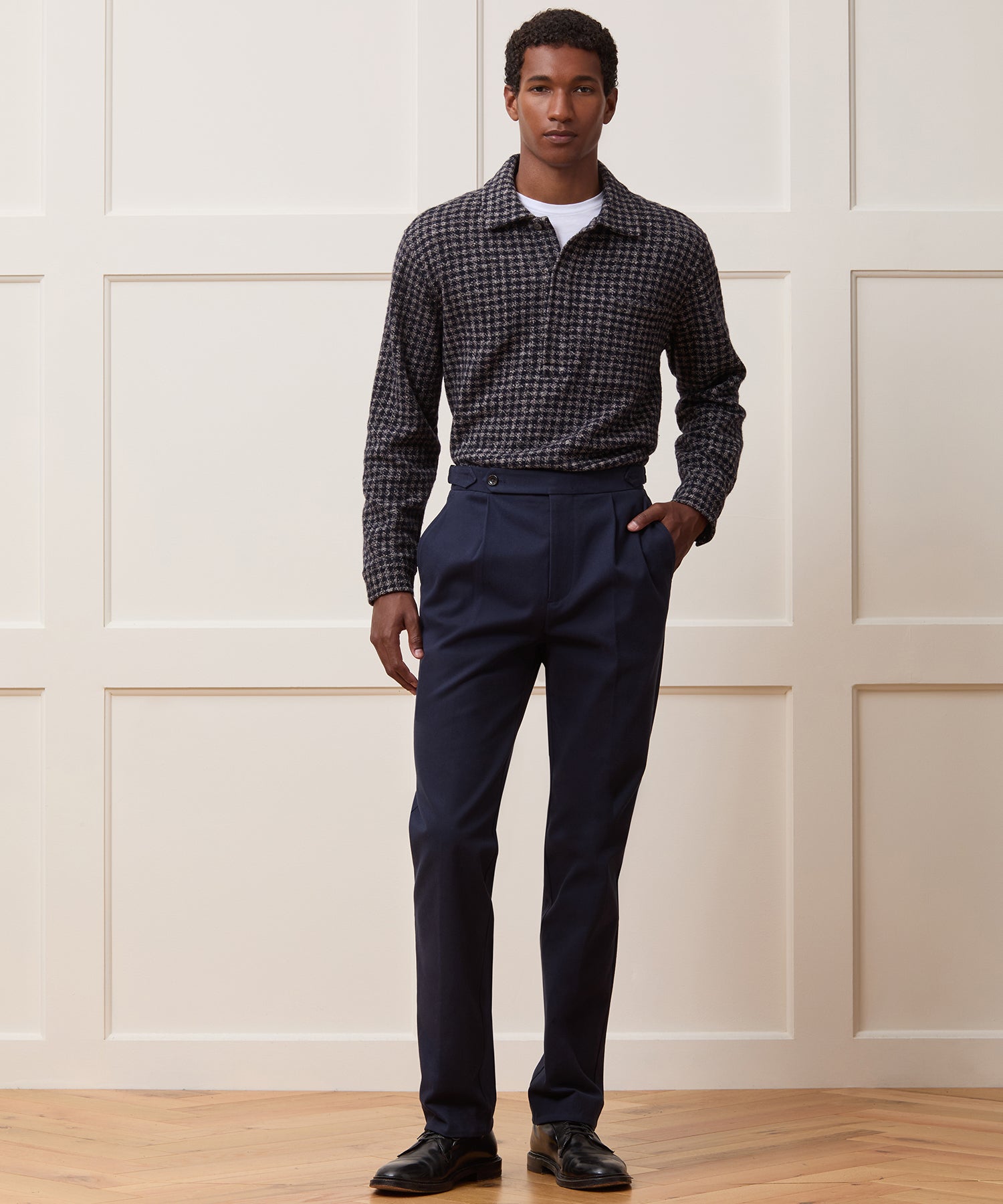 Relaxed Wool-Silk Rugby Polo - Image 3