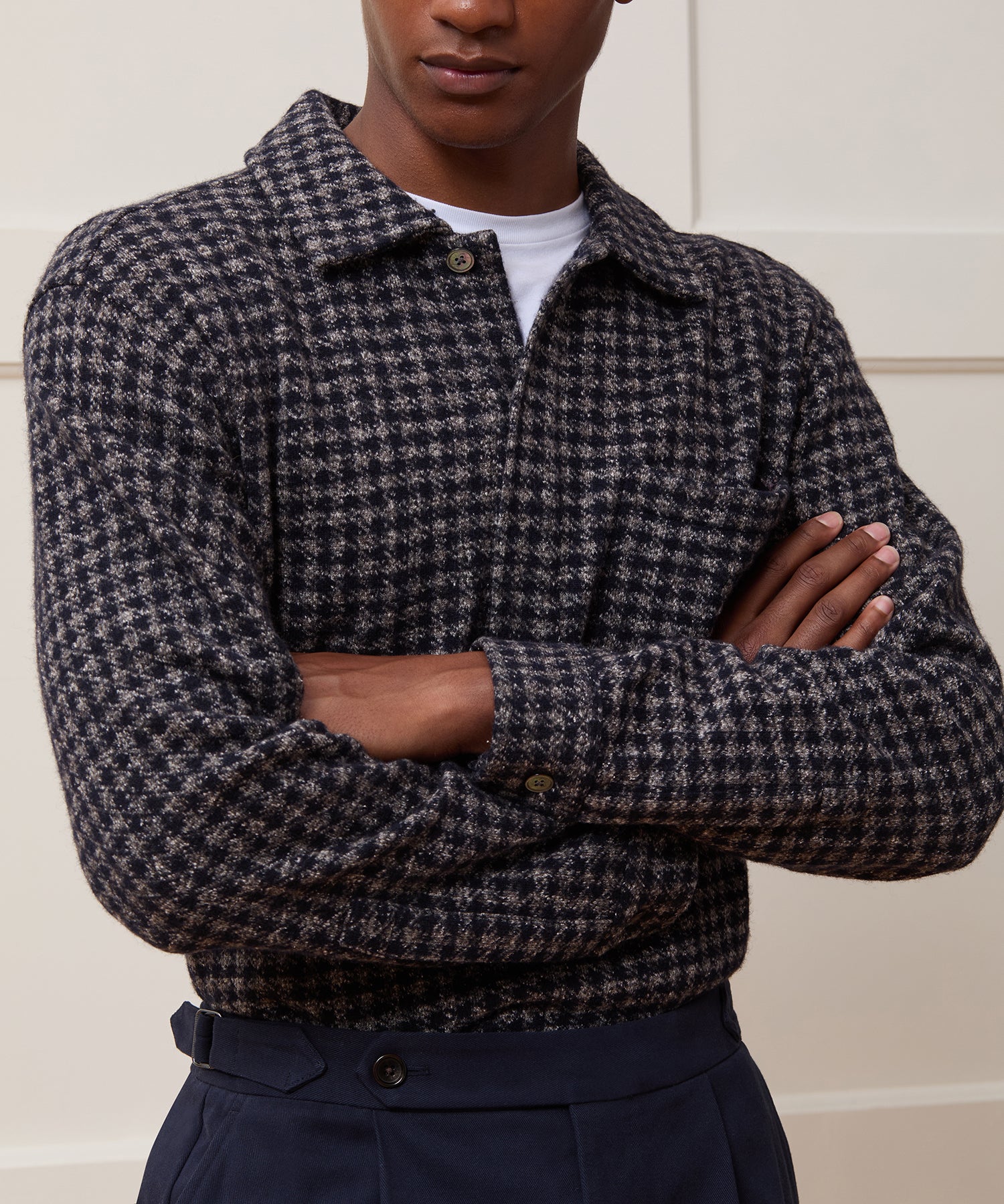 Relaxed Wool-Silk Rugby Polo - Image 5