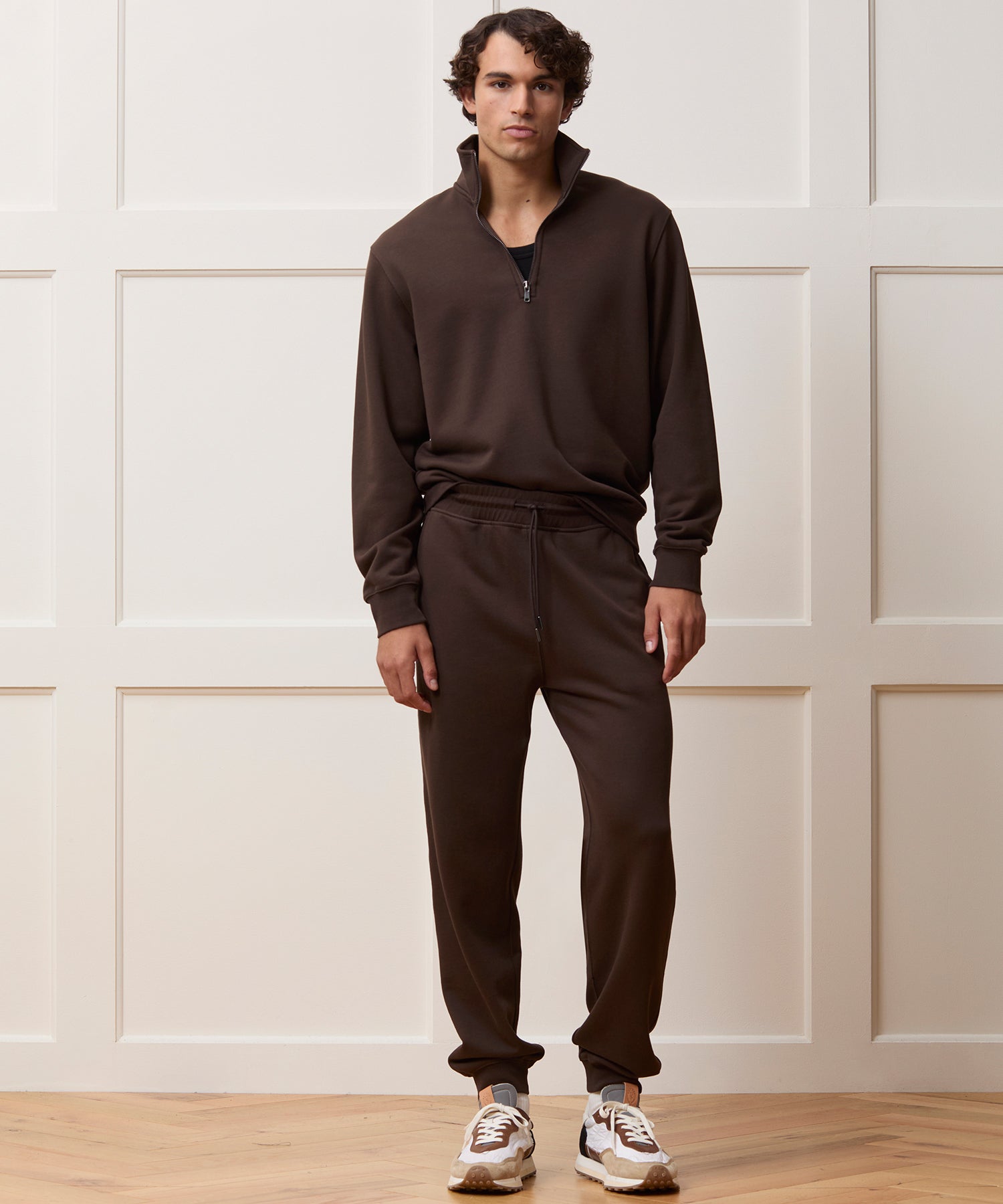 Portuguese Terry Quarter-Zip Sweatshirt - Image 3
