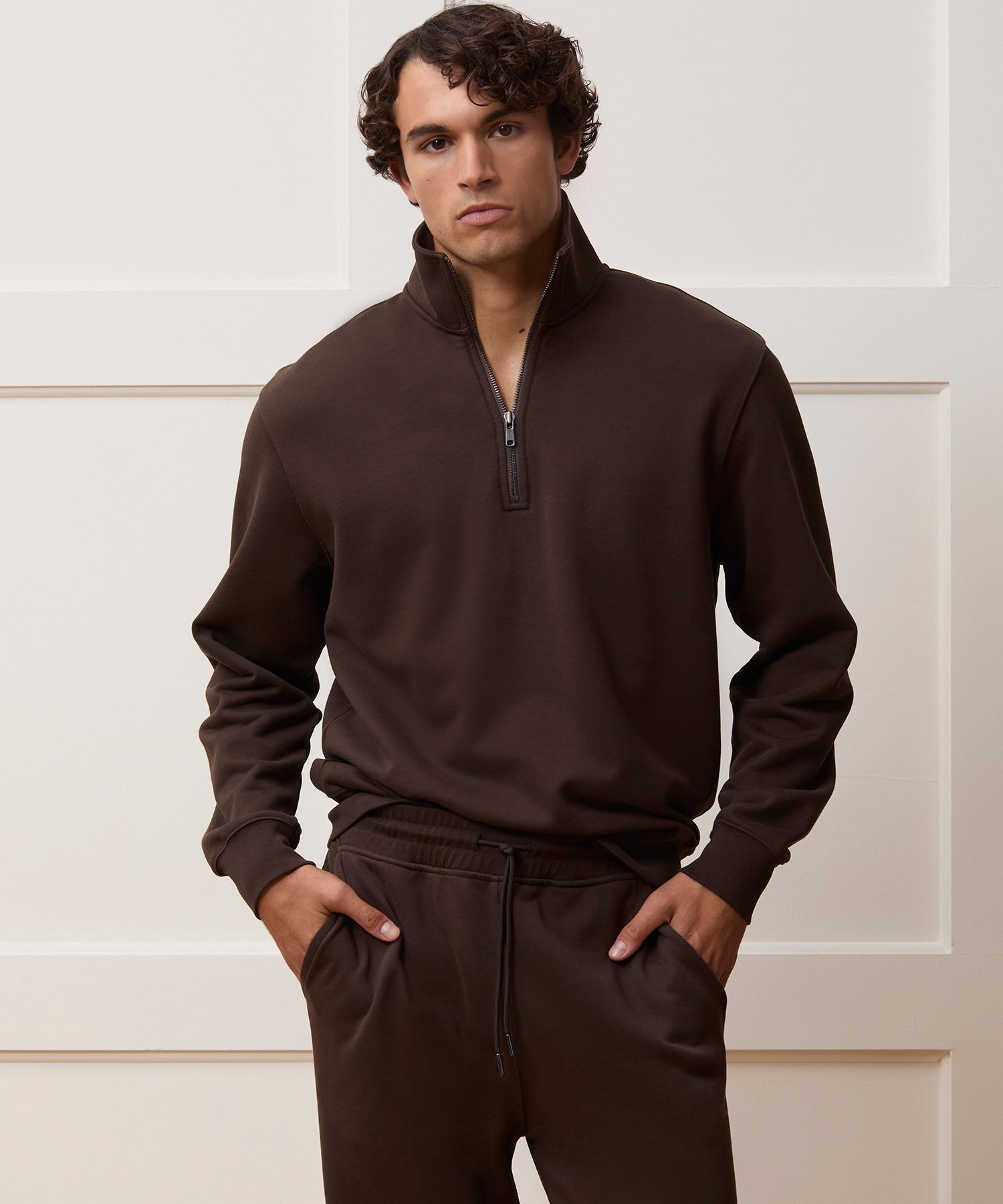 Portuguese Terry Quarter-Zip Sweatshirt - Image 2