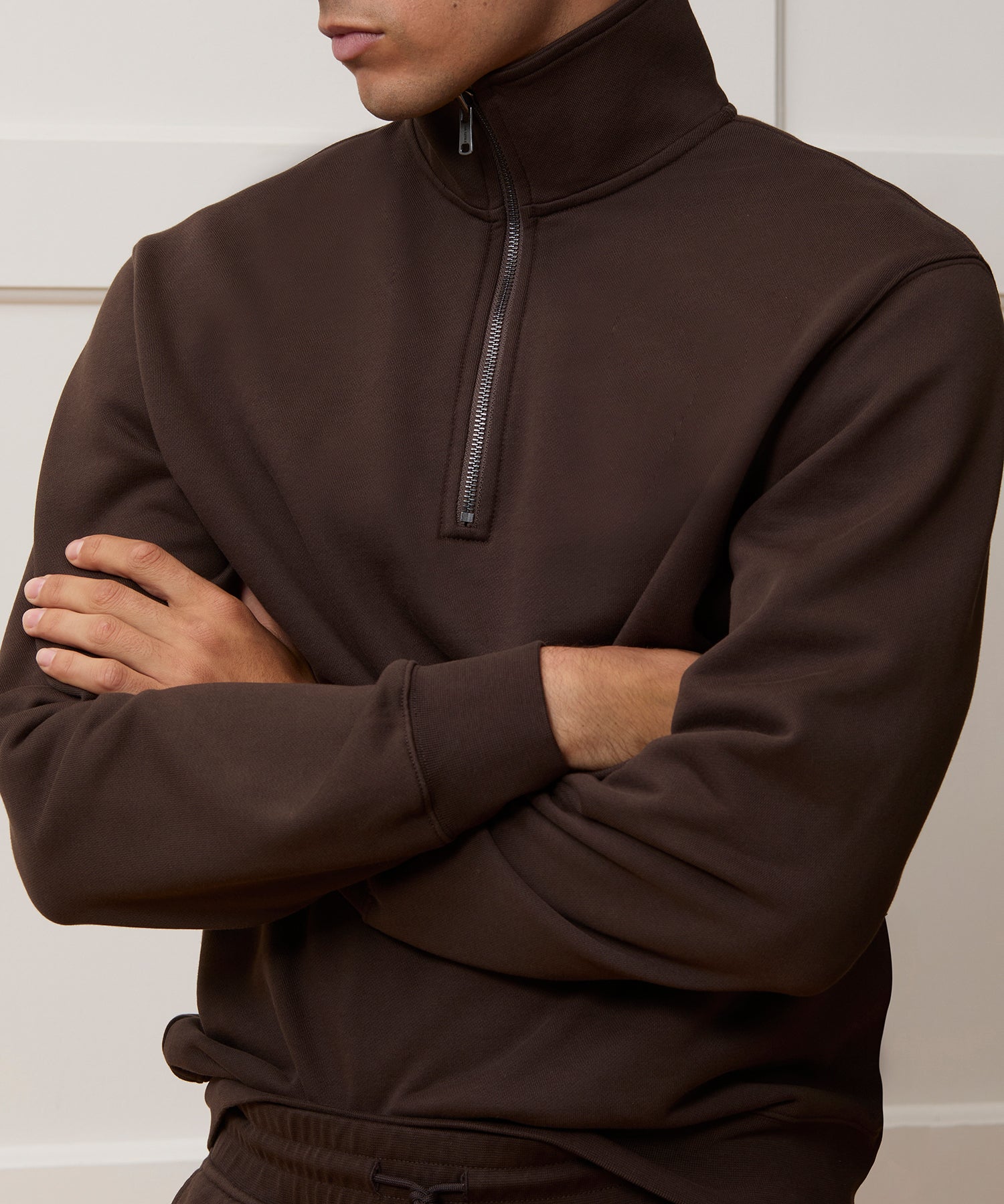 Portuguese Terry Quarter-Zip Sweatshirt - Image 4