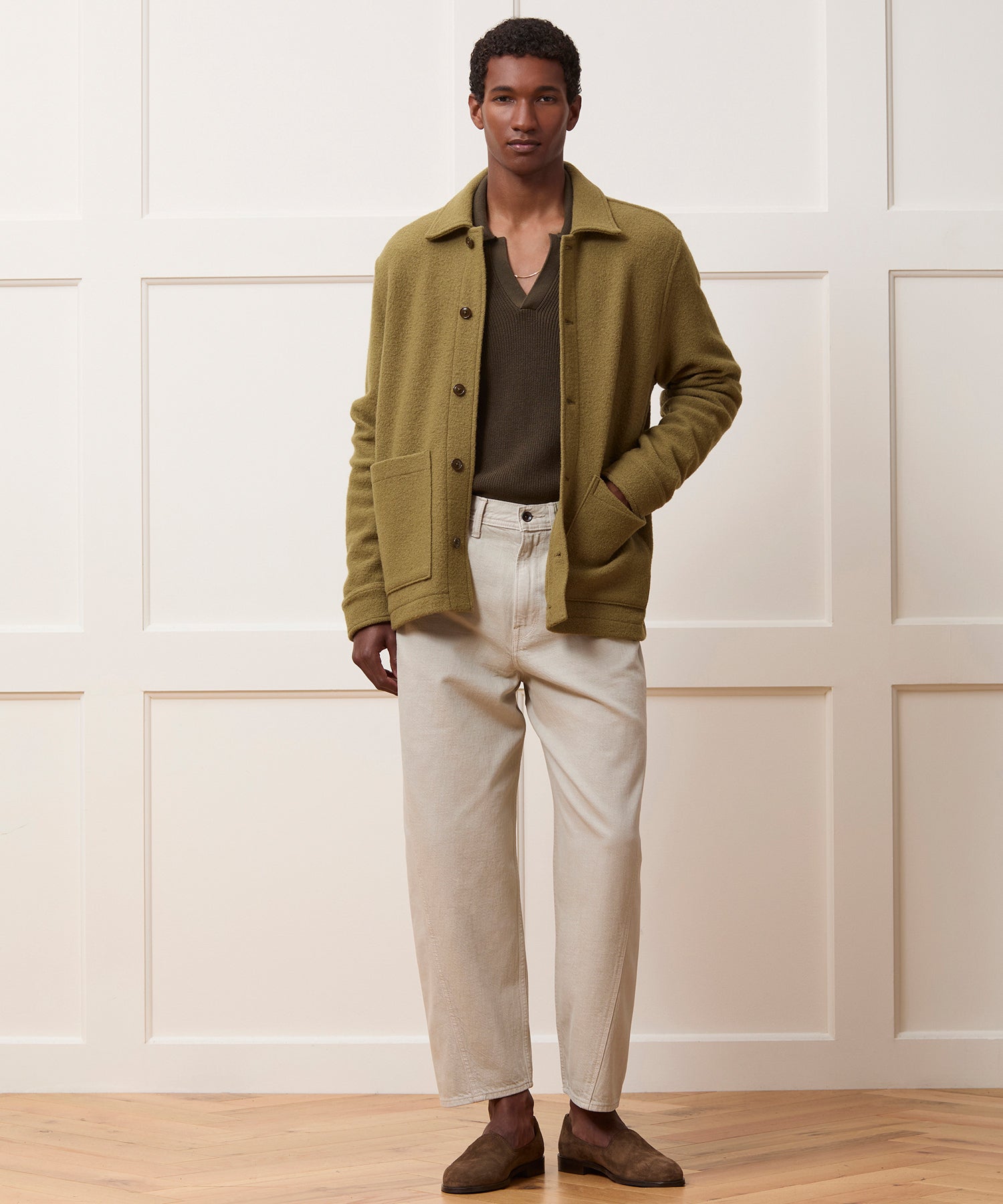 Italian Boiled Wool Chore Coat - Image 3