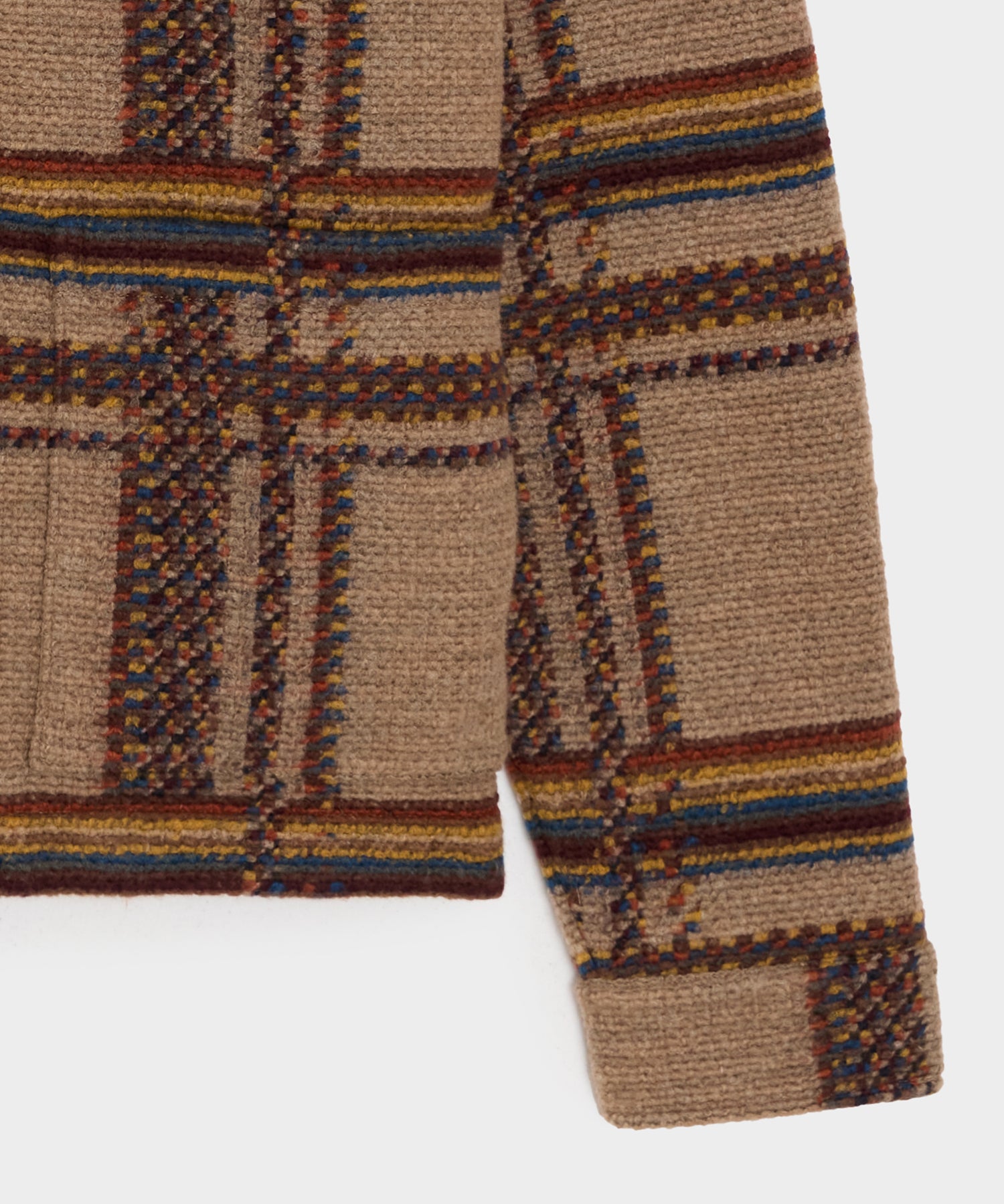 Boxy Jacquard Full-Zip Jacket - Image 7