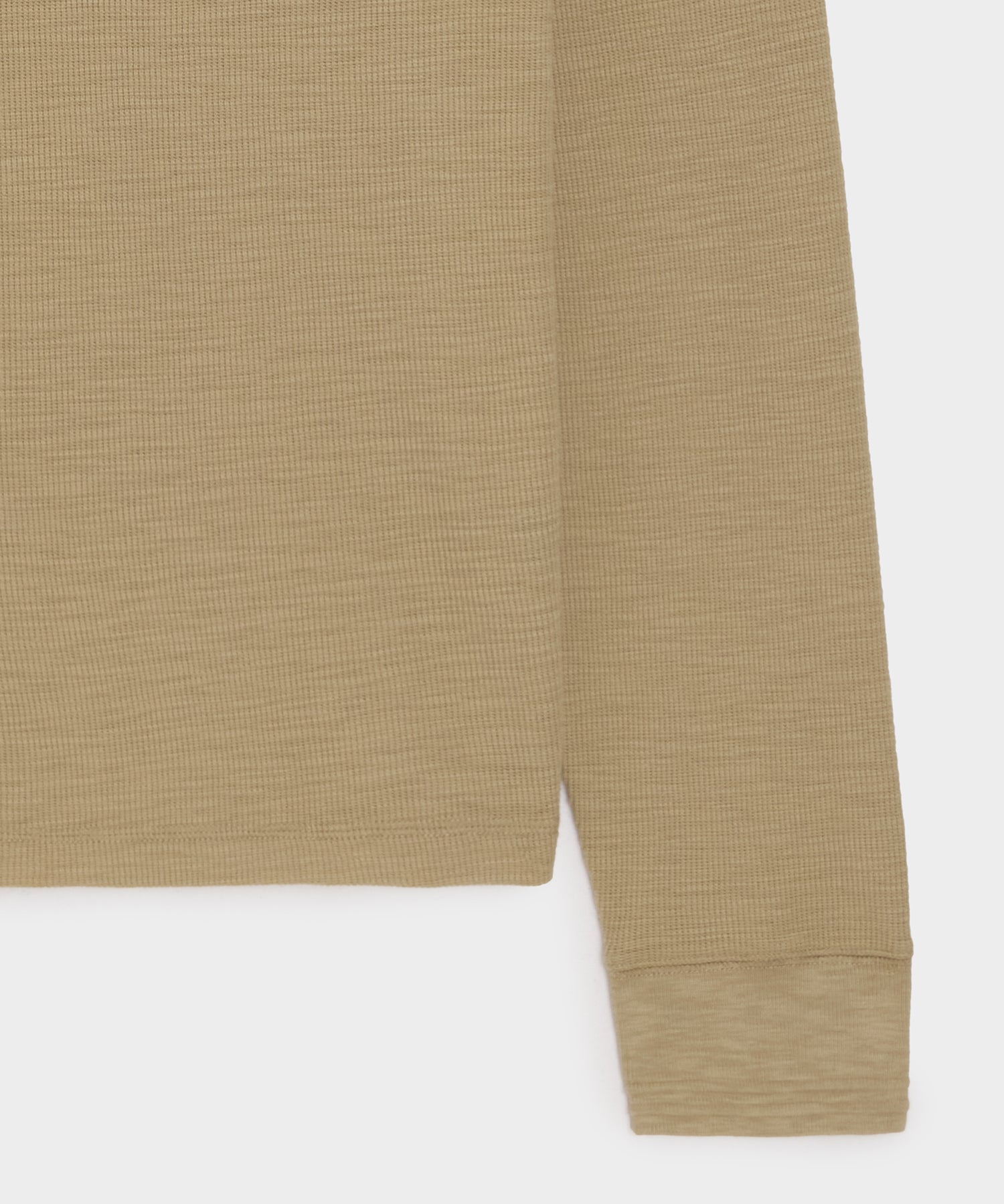 Lightweight Mini Waffle Henley - Image 6