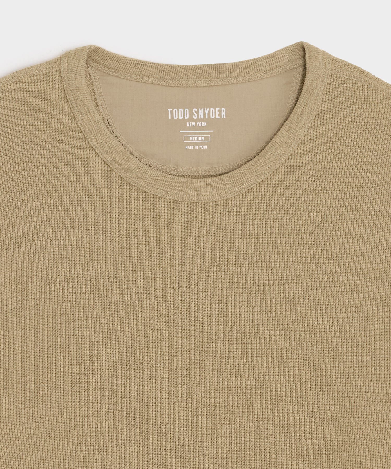 Lightweight Mini Waffle Tee - Image 6