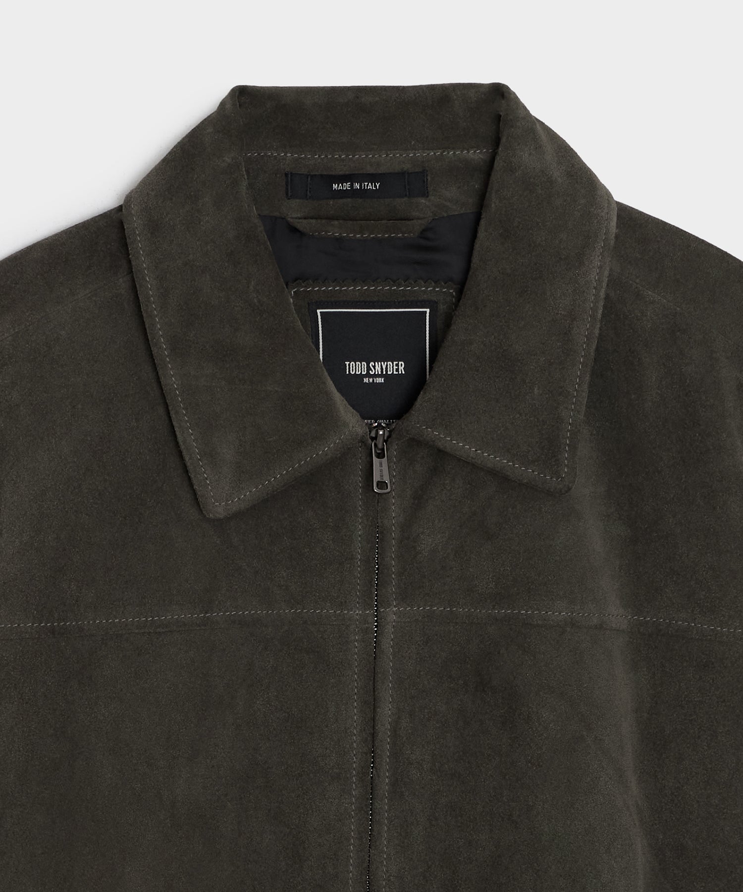 Italian Suede Driving Jacket - Image 6