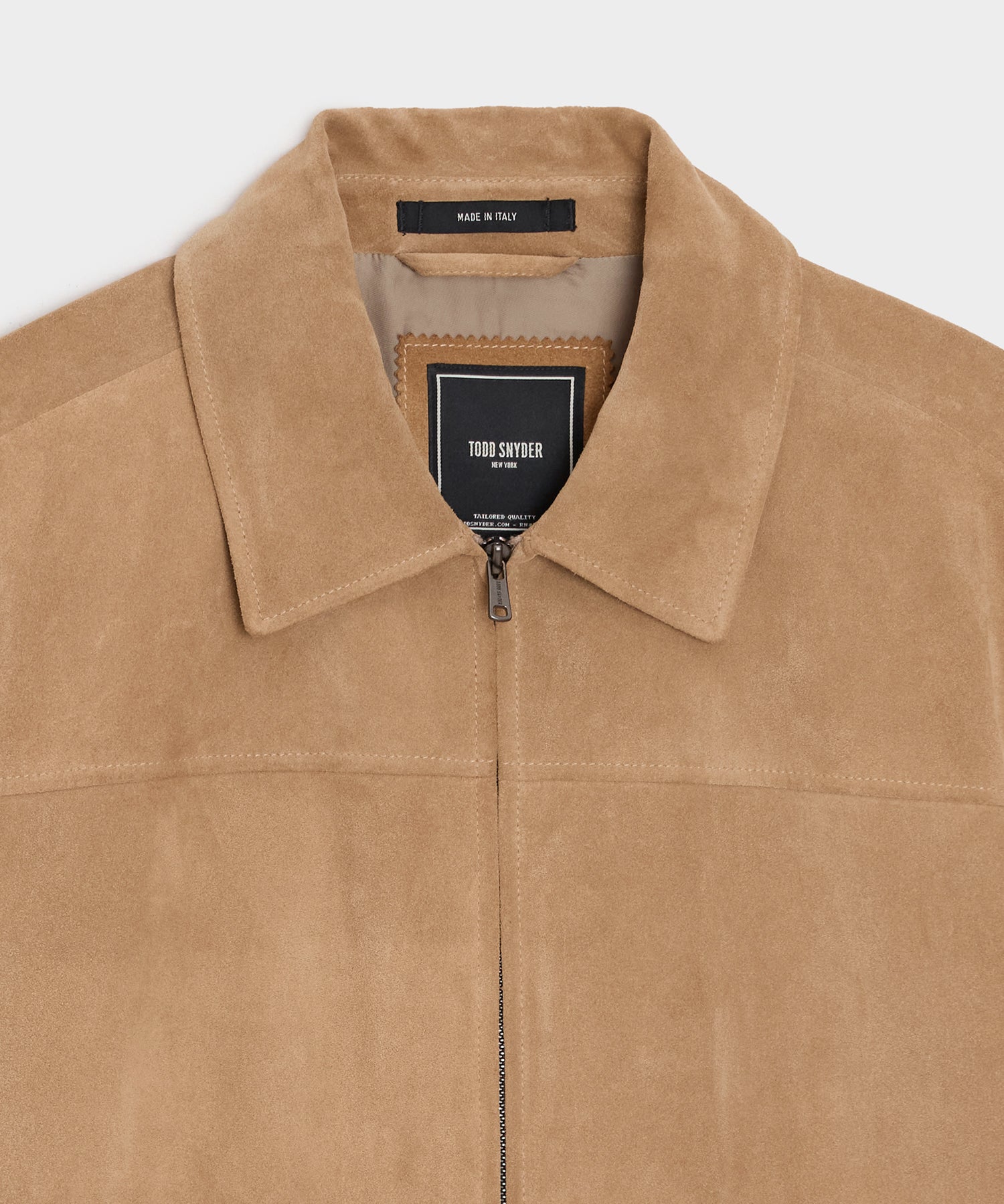 Italian Suede Driving Jacket - Image 6