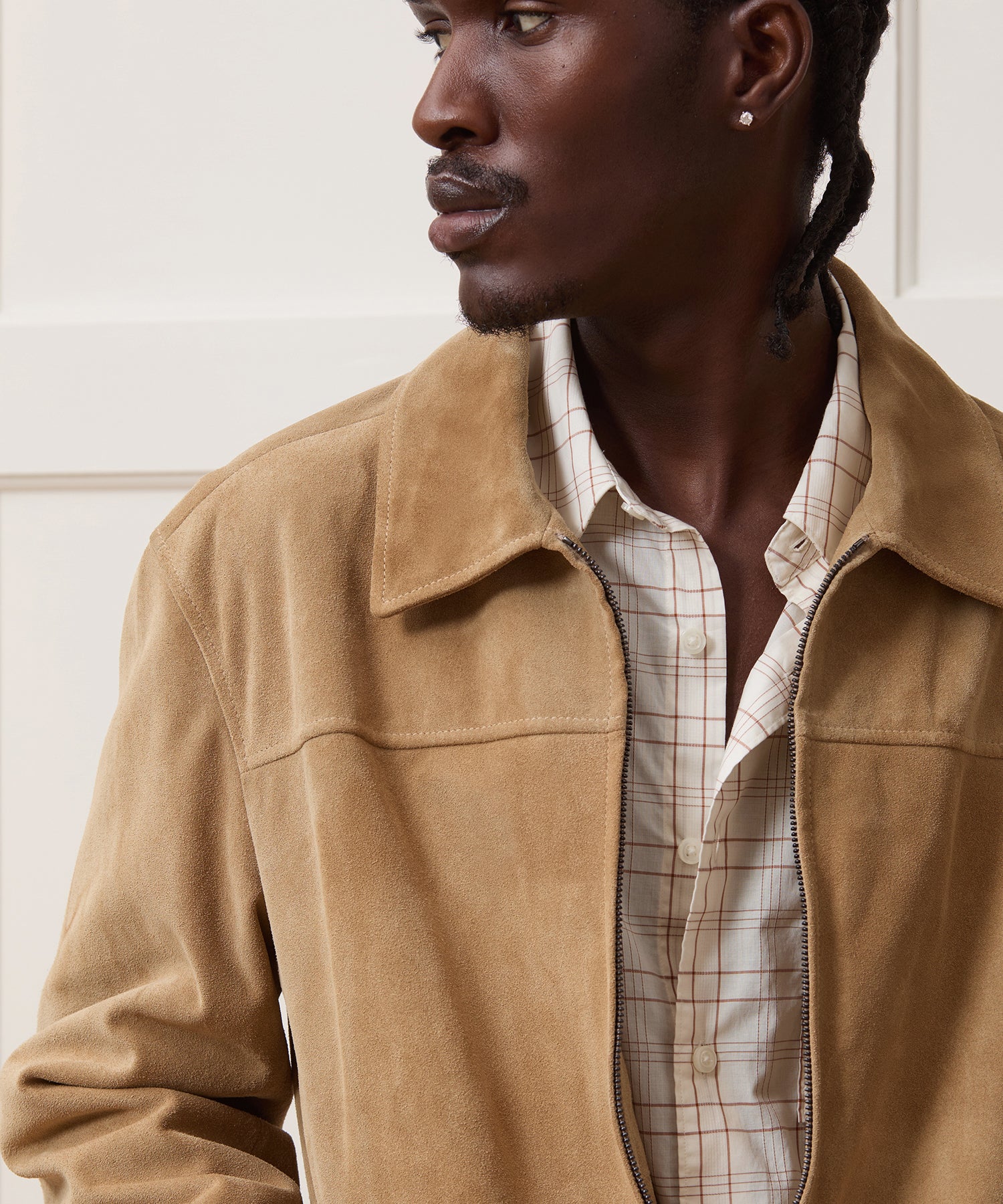 Italian Suede Driving Jacket - Image 3