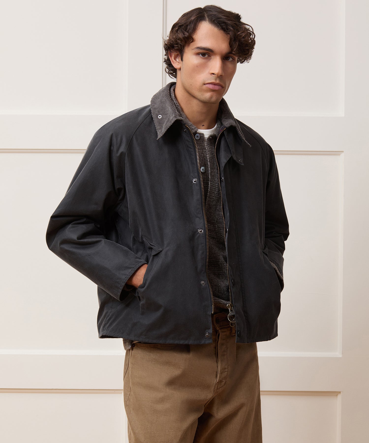 Todd Snyder X Barbour Transport Jacket in Grey - Image 2