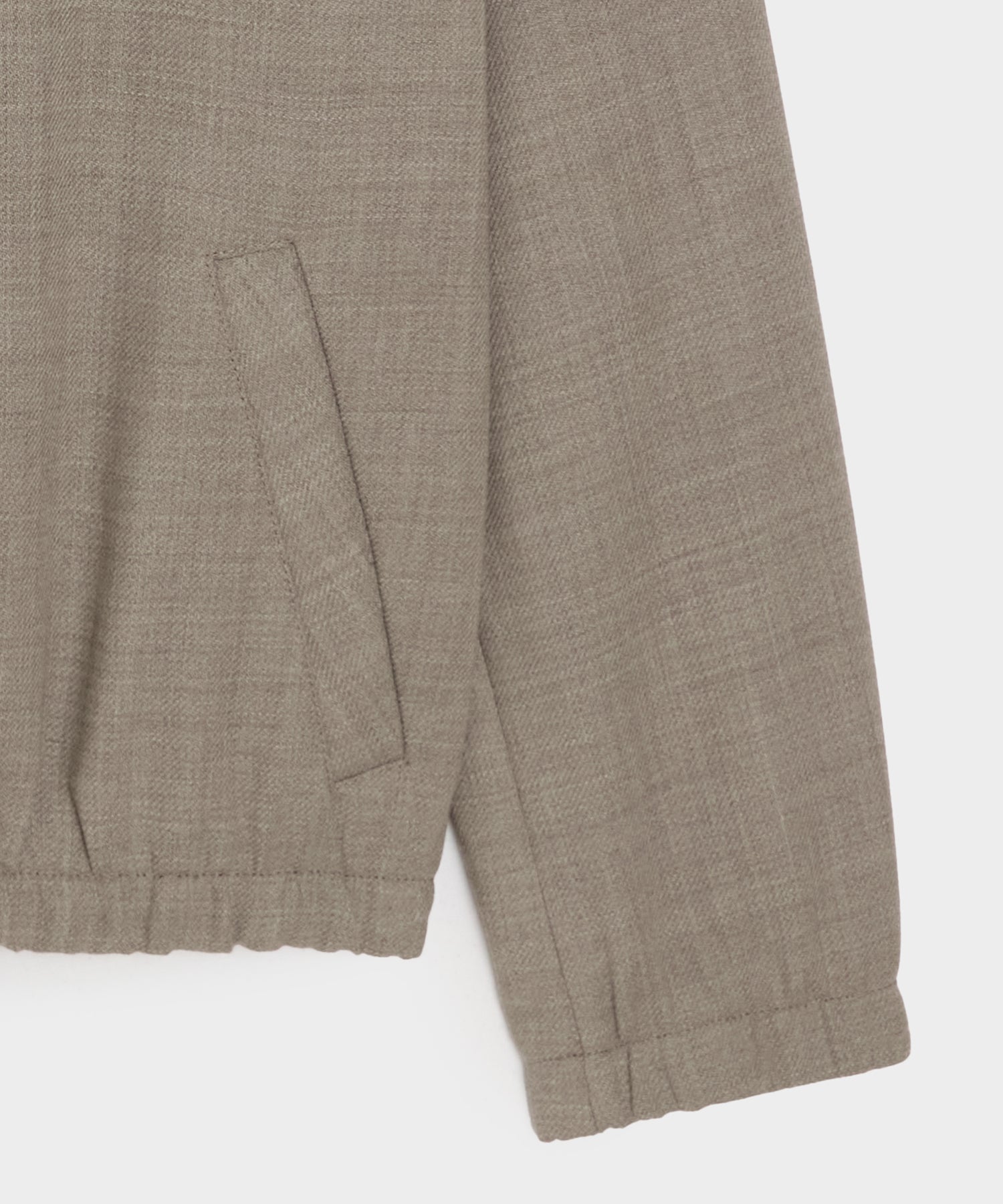 Lightweight Italian Wool Bomber Jacket - Image 6