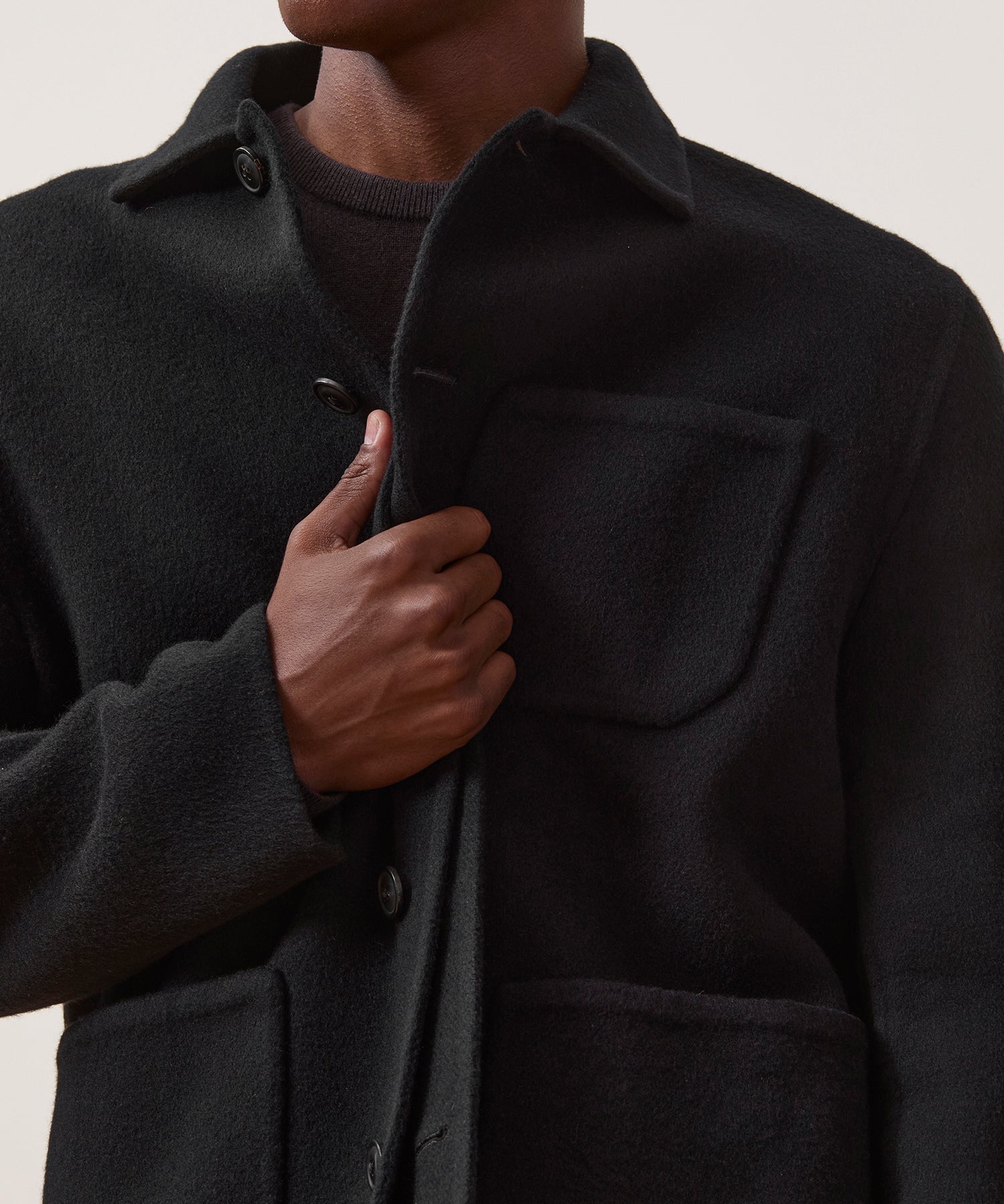 Italian Cashmere Chore Coat - Image 3