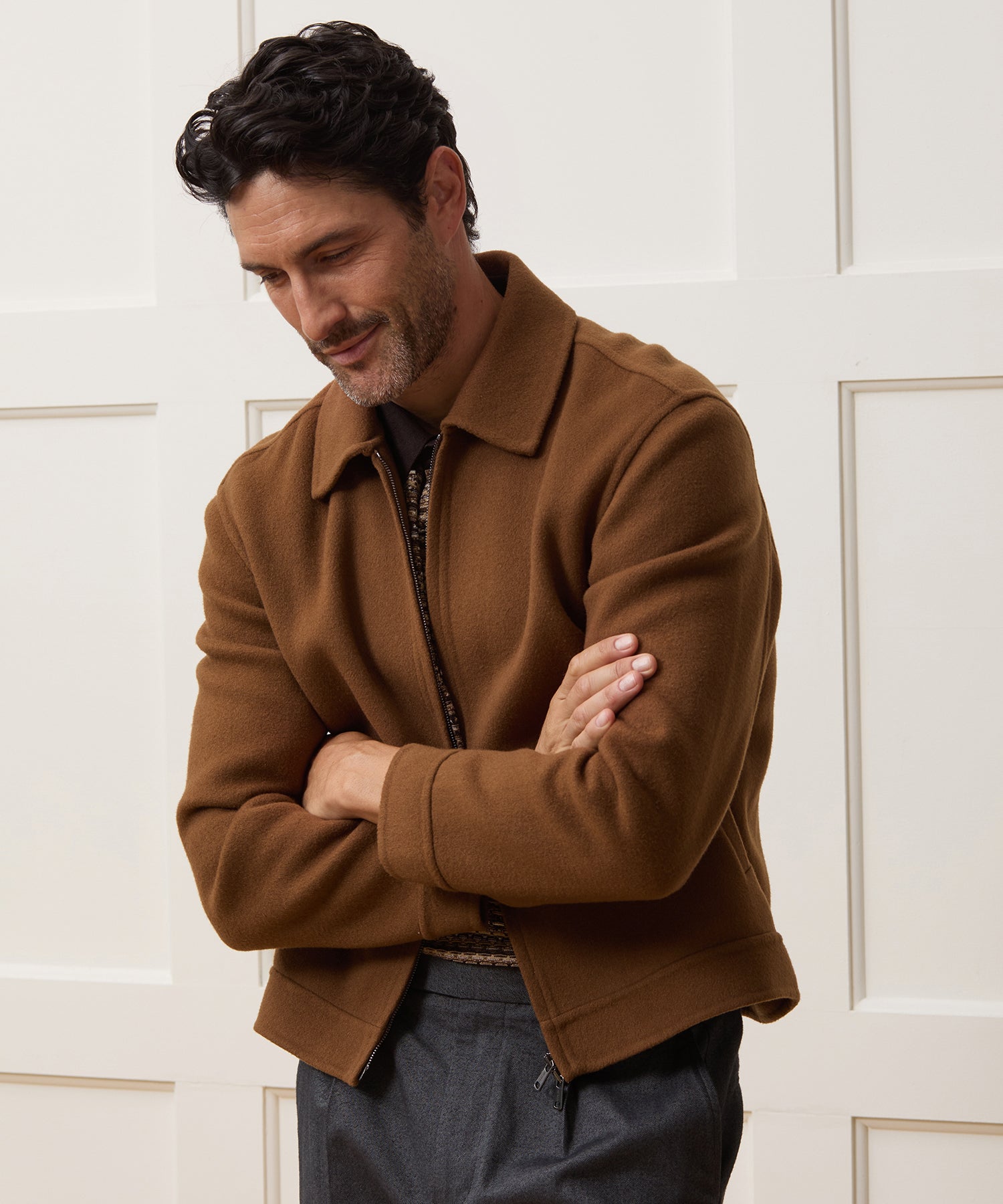 Italian Cashmere Driving Jacket - Image 3