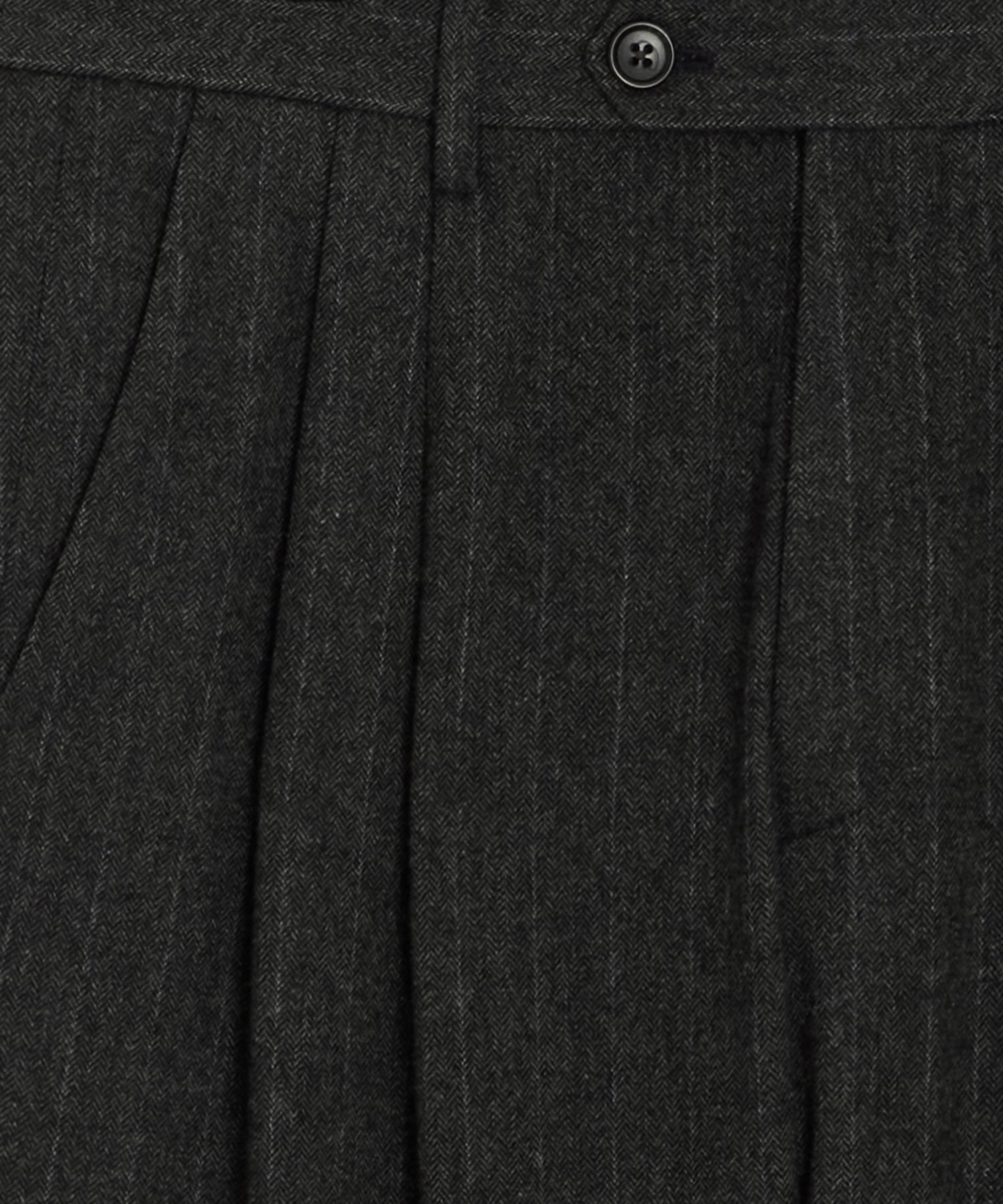 Italian Flannel Pinstripe Double-Breasted Wythe Suit - Image 11