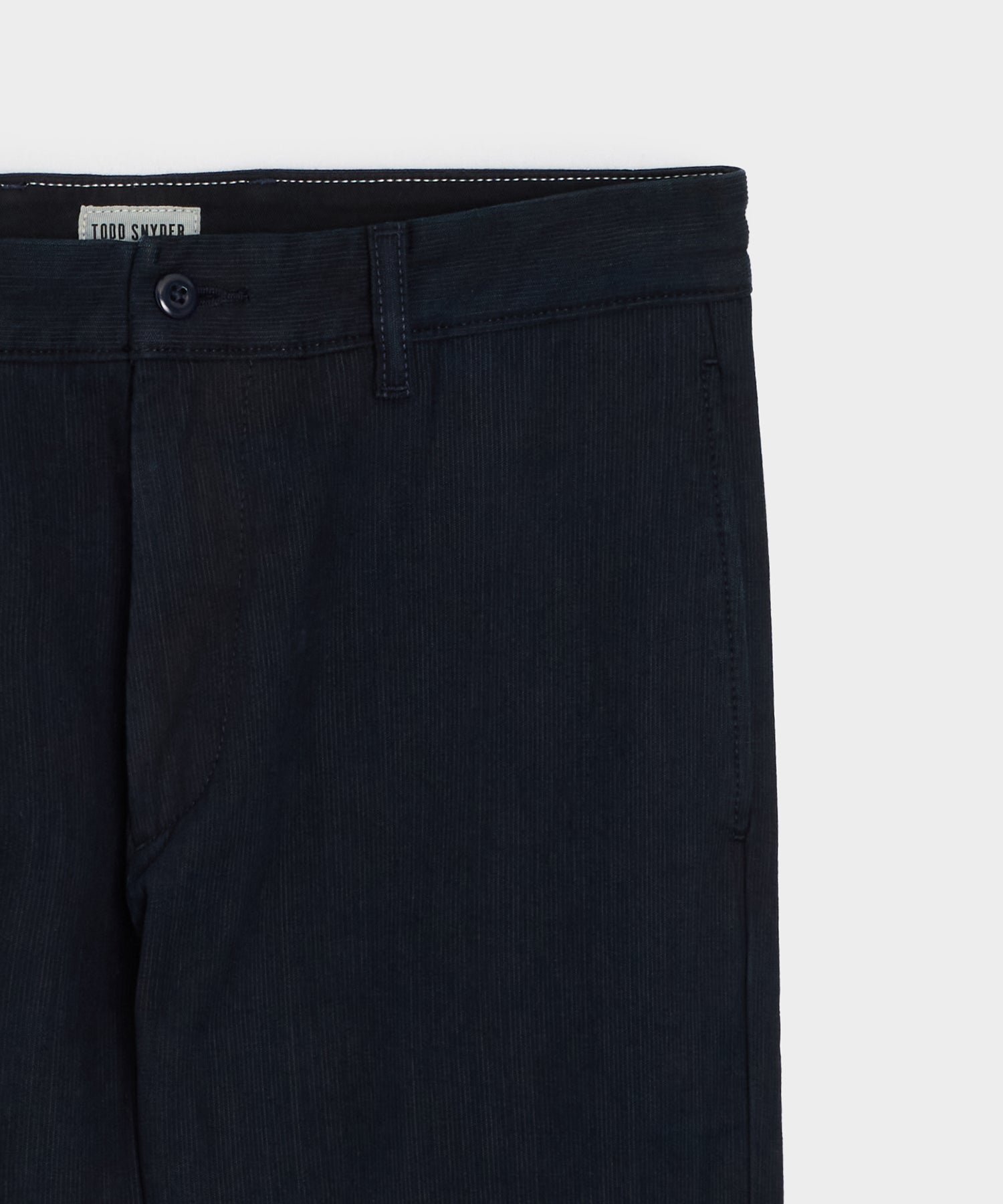 Relaxed Striped Denim Chino in Overdyeed Indigo - Image 6