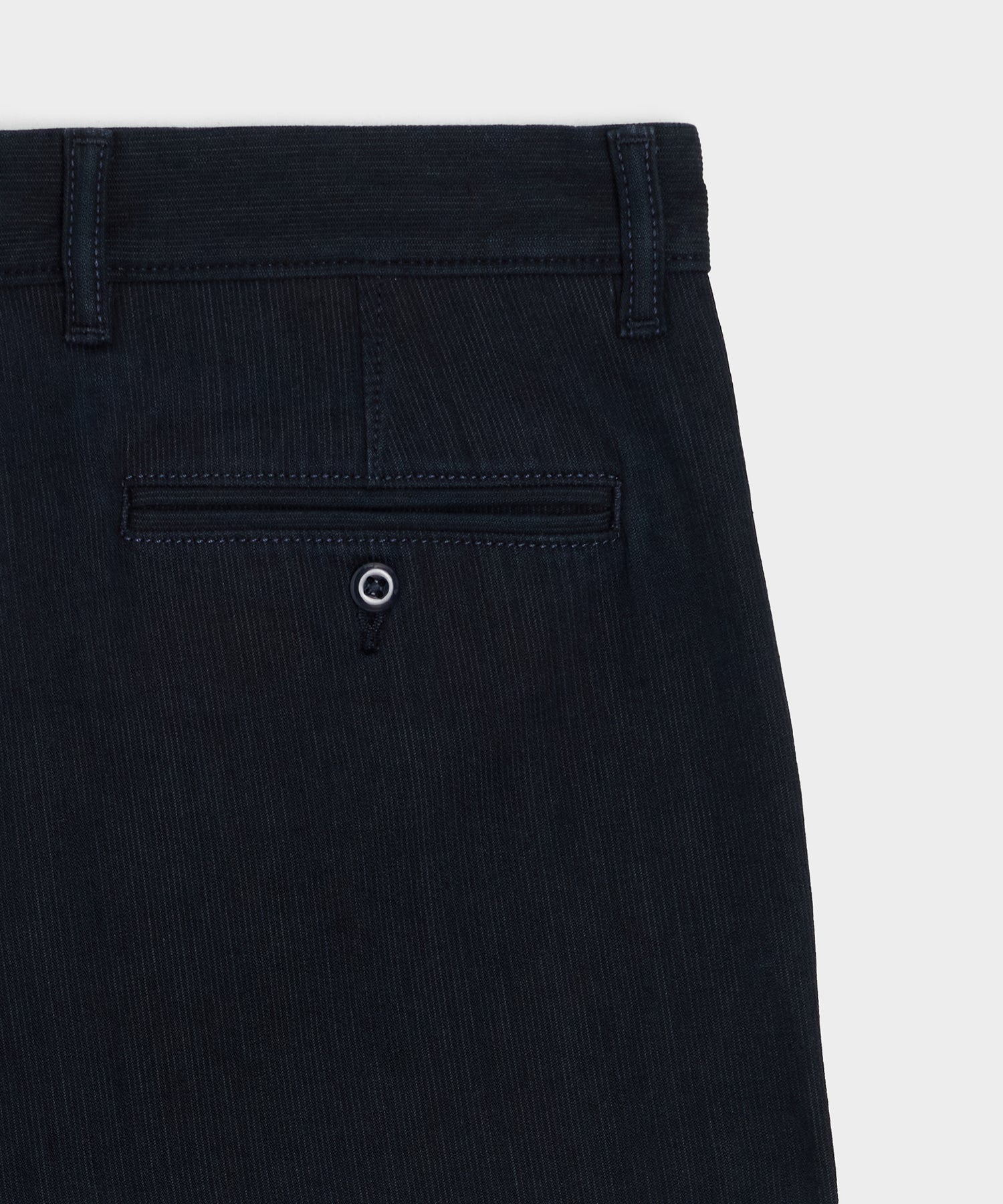 Relaxed Striped Denim Chino in Overdyeed Indigo - Image 7