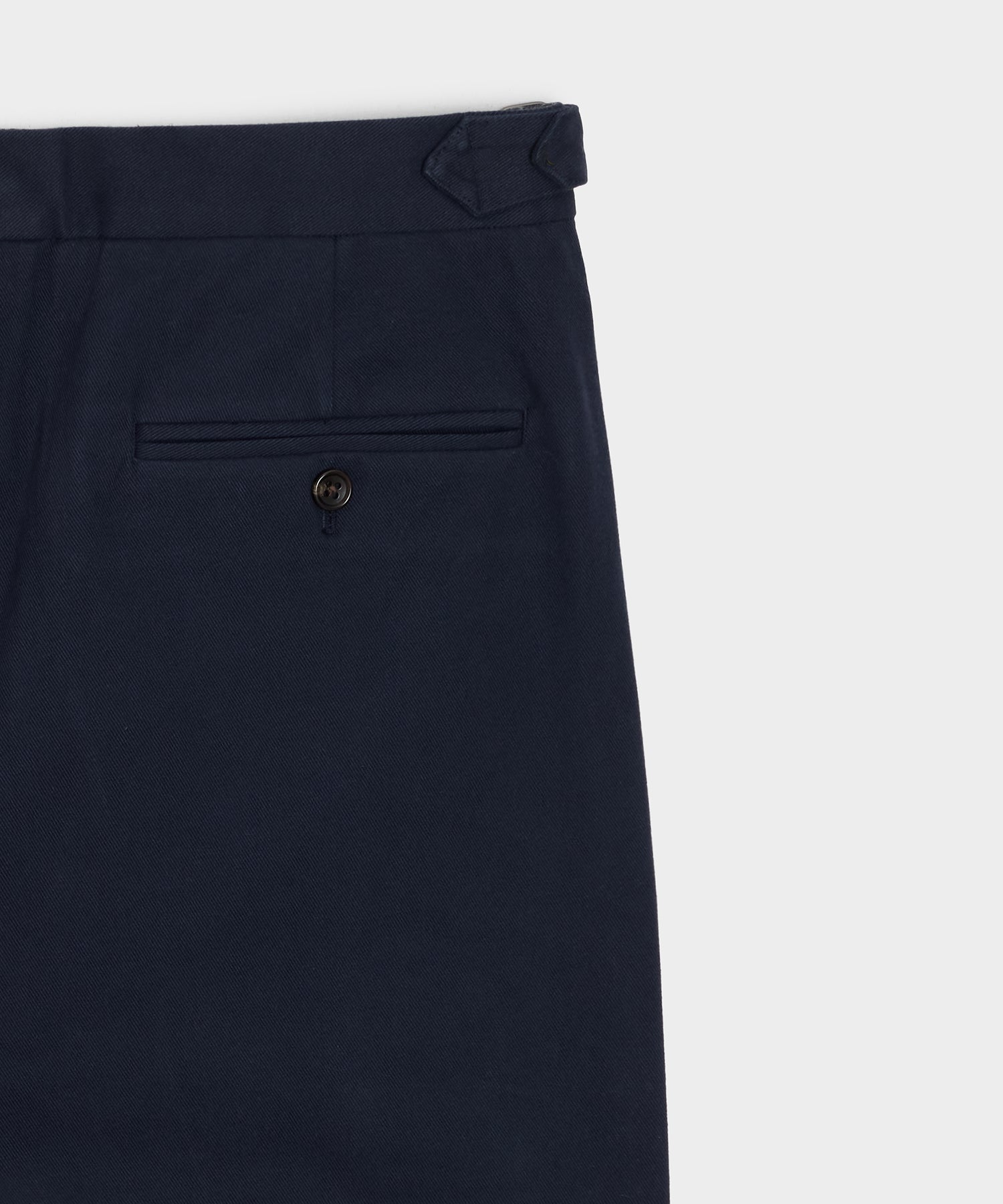 Italian Brushed Cotton Side Tab Trouser - Image 7
